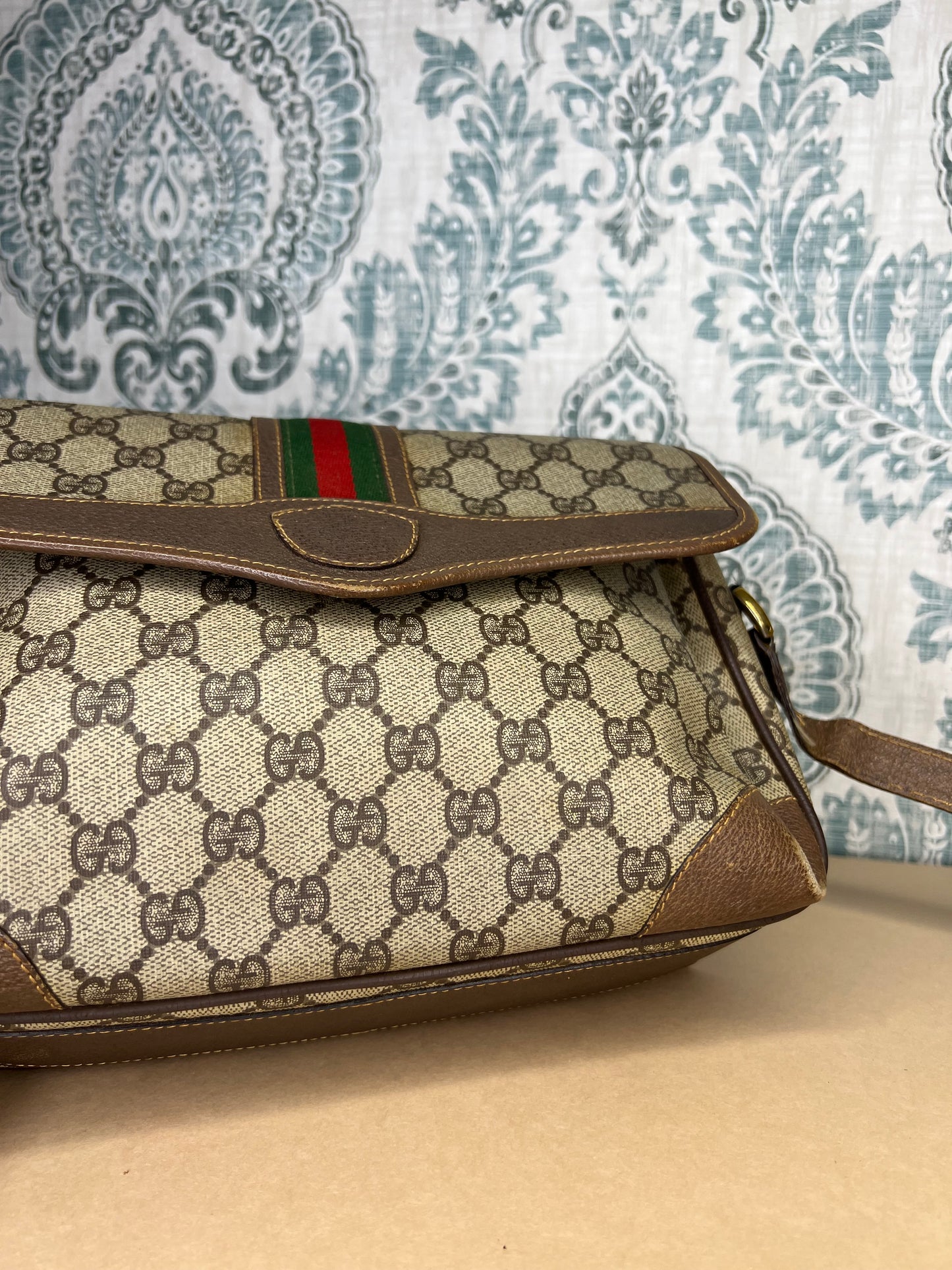 Gucci Supreme Sherry Line Vintage Purse