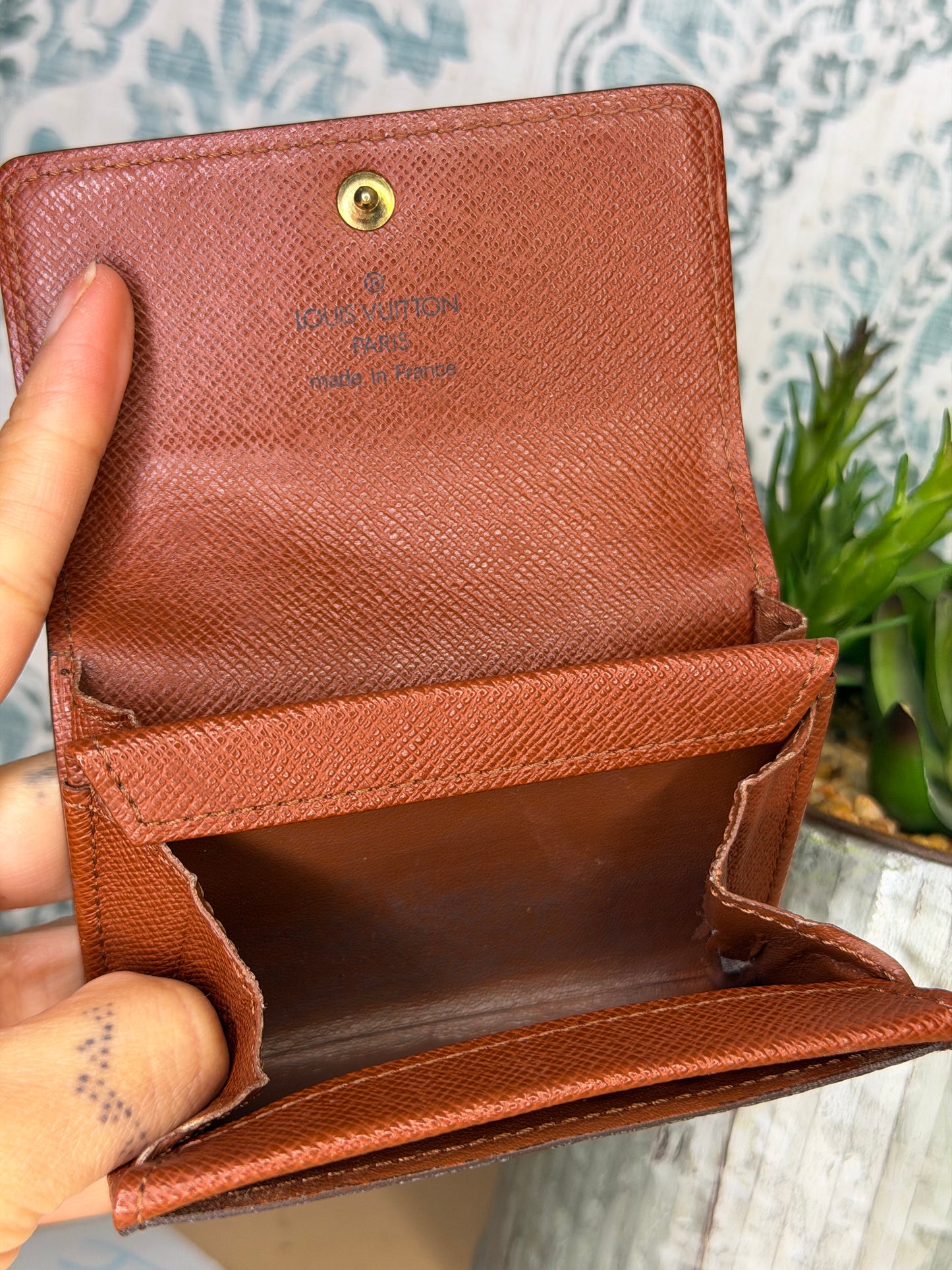 Louis Vuitton Porte Monnaie Plat Monogram Card Case #2