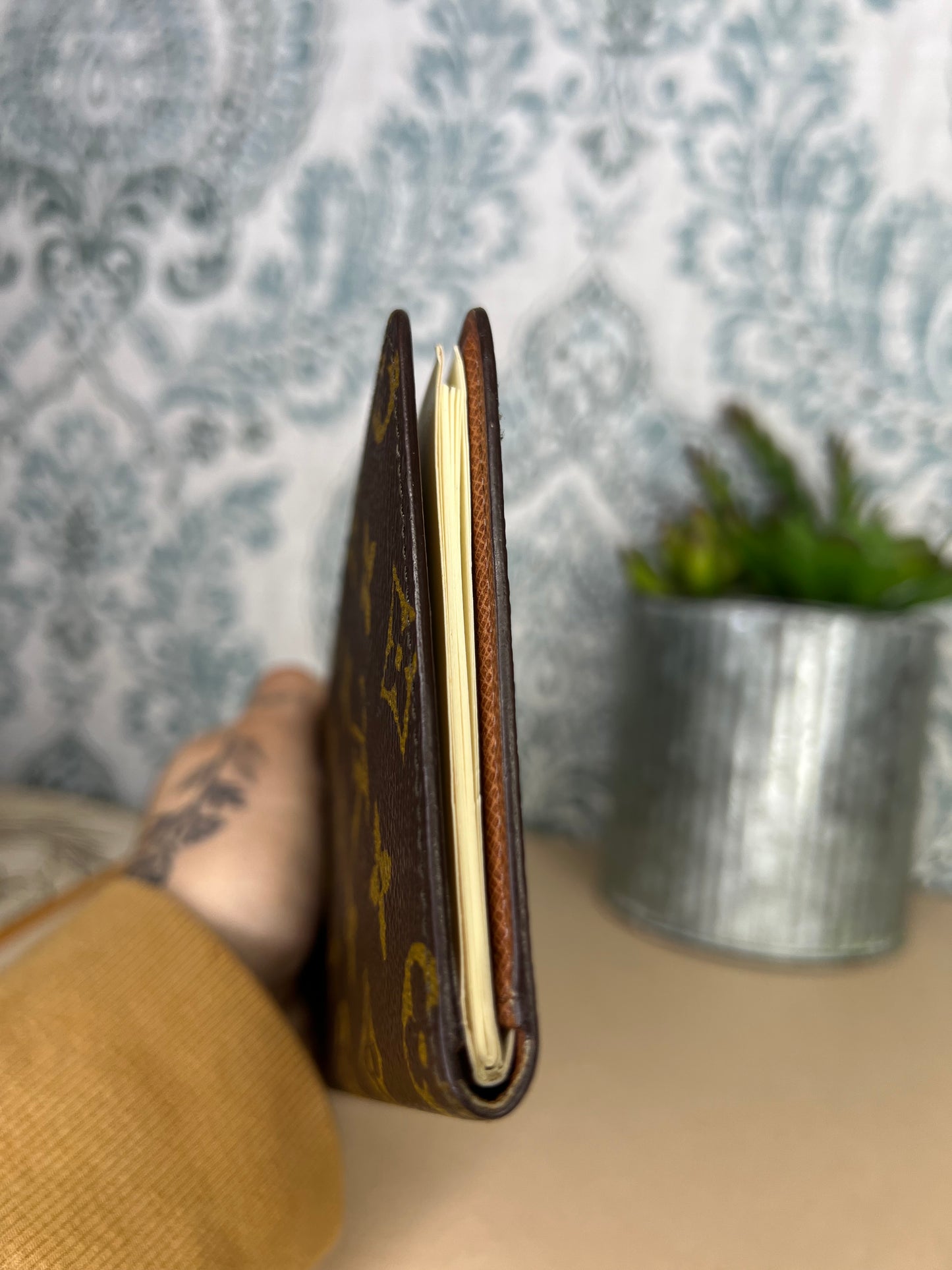 Louis Vuitton Monogram Checkbook Wallet/Cover