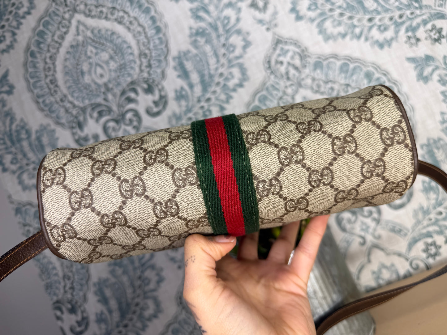 Gucci Vintage Supreme Sherry Line Purse