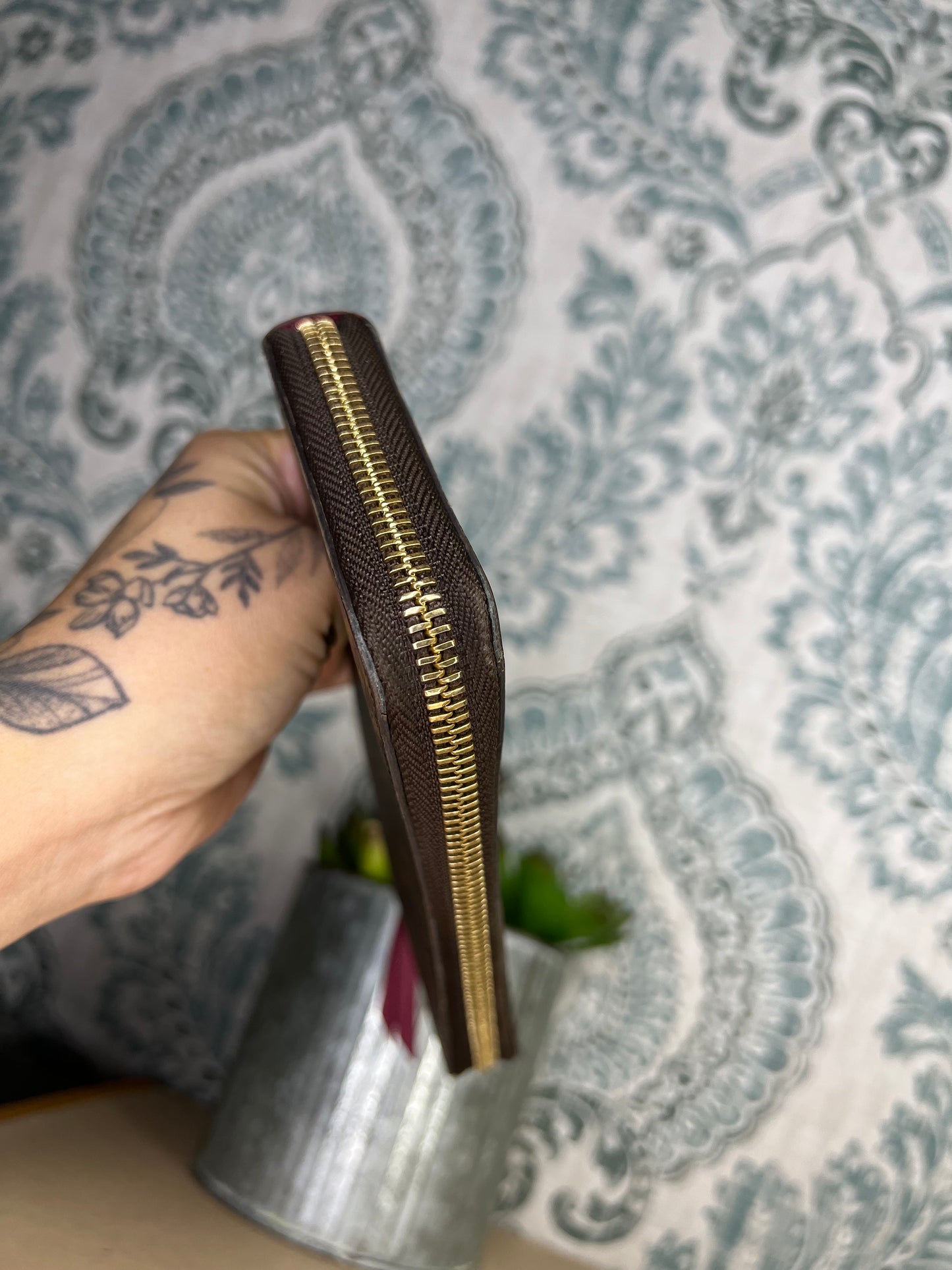 Louis Vuitton Clemence Fuschia Wallet