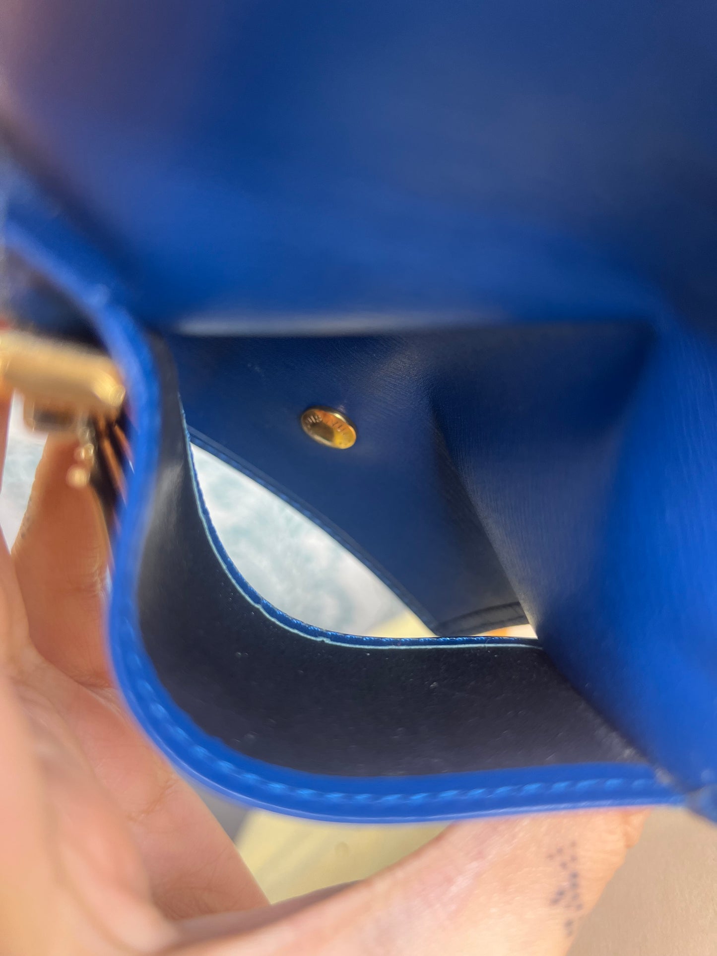 Louis Vuitton Epi Blue 4 Key Holder #2