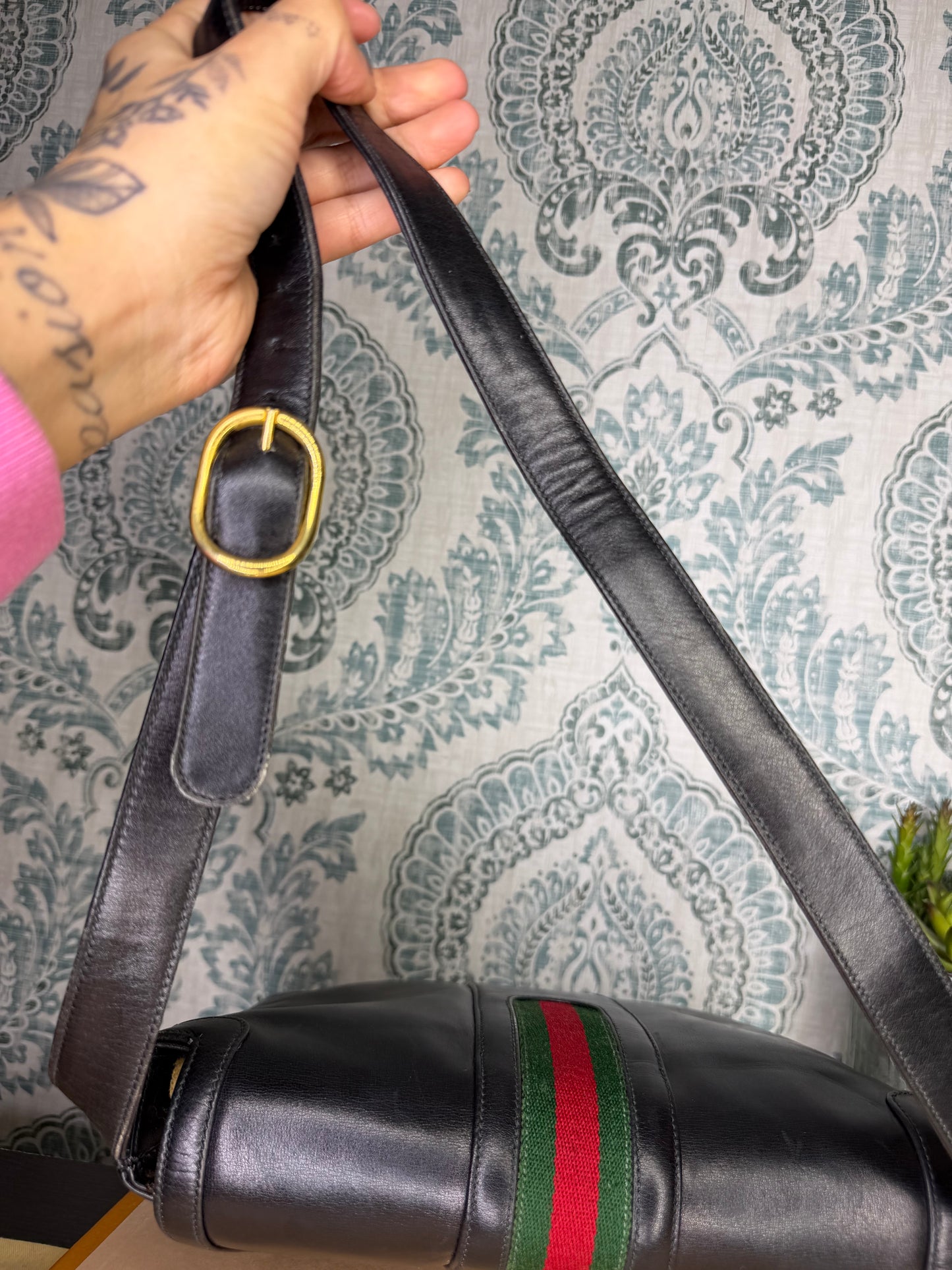 Gucci Vintage Sherry Line Shoulder Bag