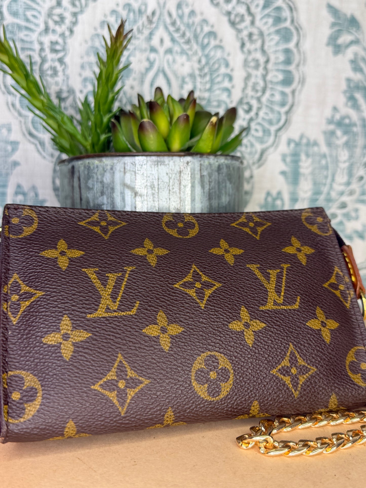 Louis Vuitton Monogram Bucket PM Pochette #4J