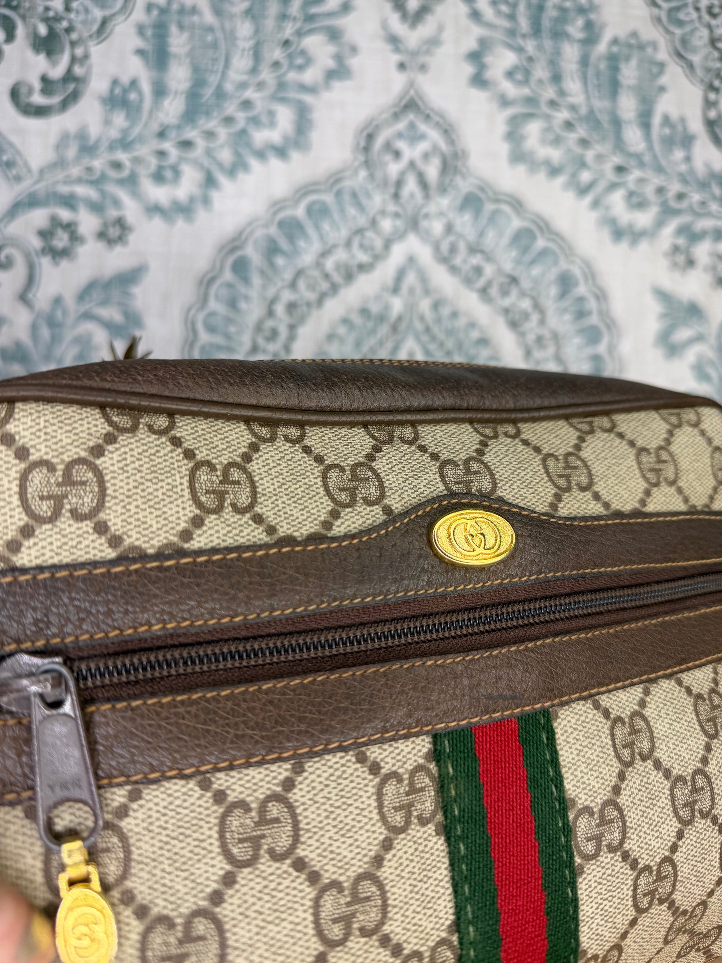 Gucci Vintage Supreme Sherry Line Purse