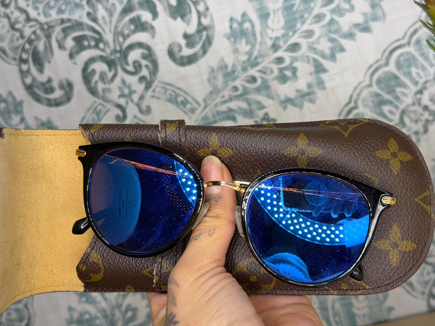 Louis Vuitton Etui Lunette Rabat Glasses Case
