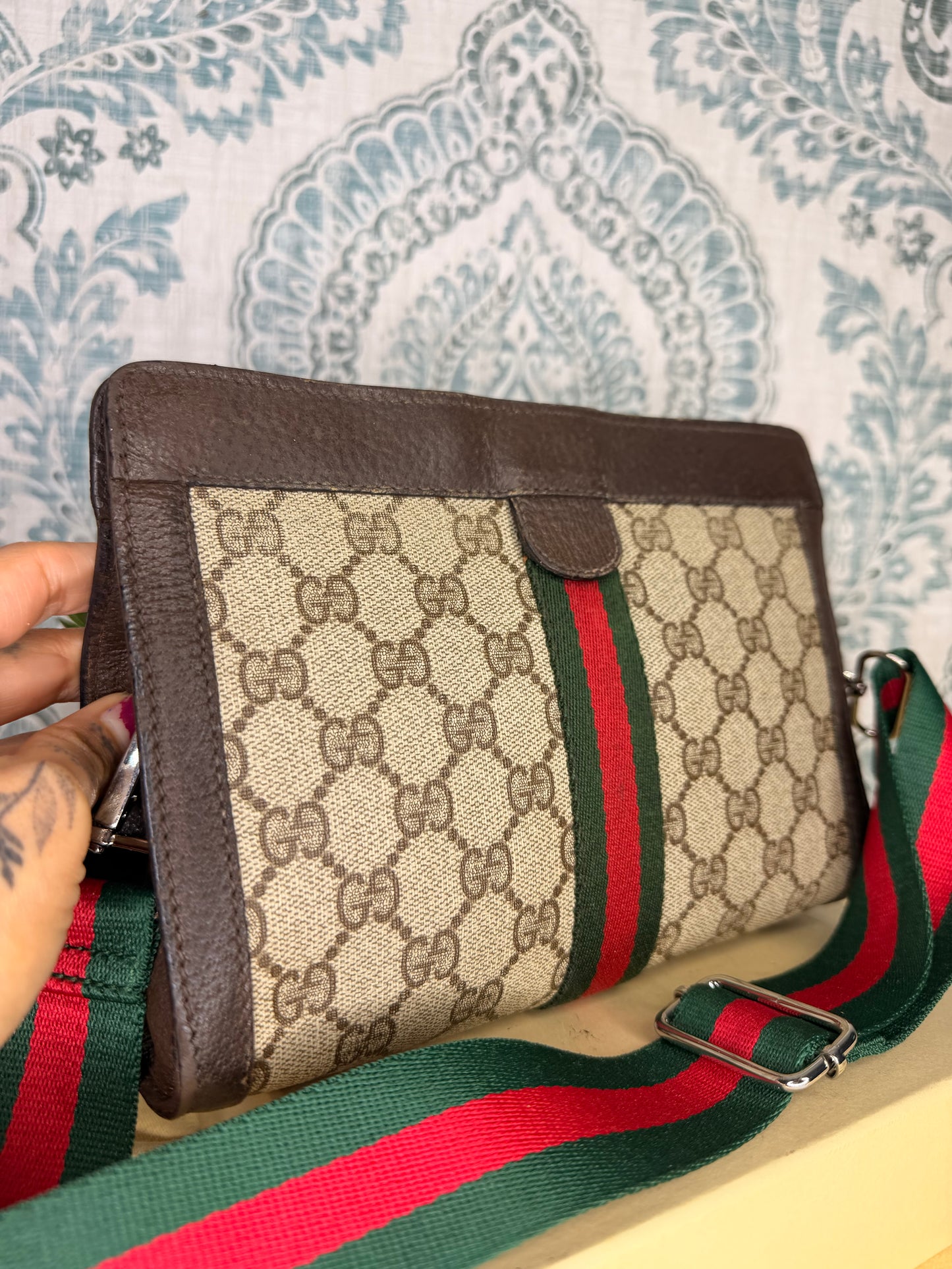 Gucci Vintage Sherry Line Crossbody