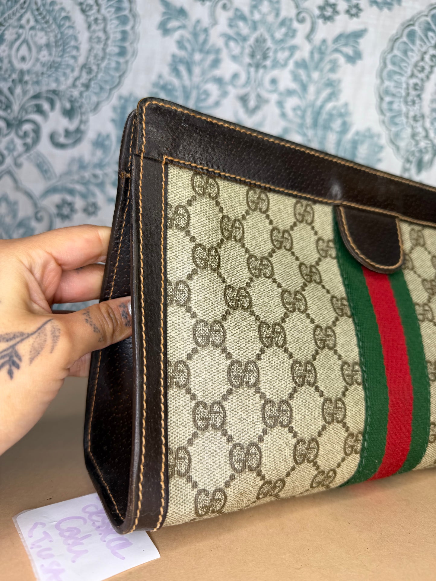Gucci Supreme Sherry Line Clutch #2 (Parfums)