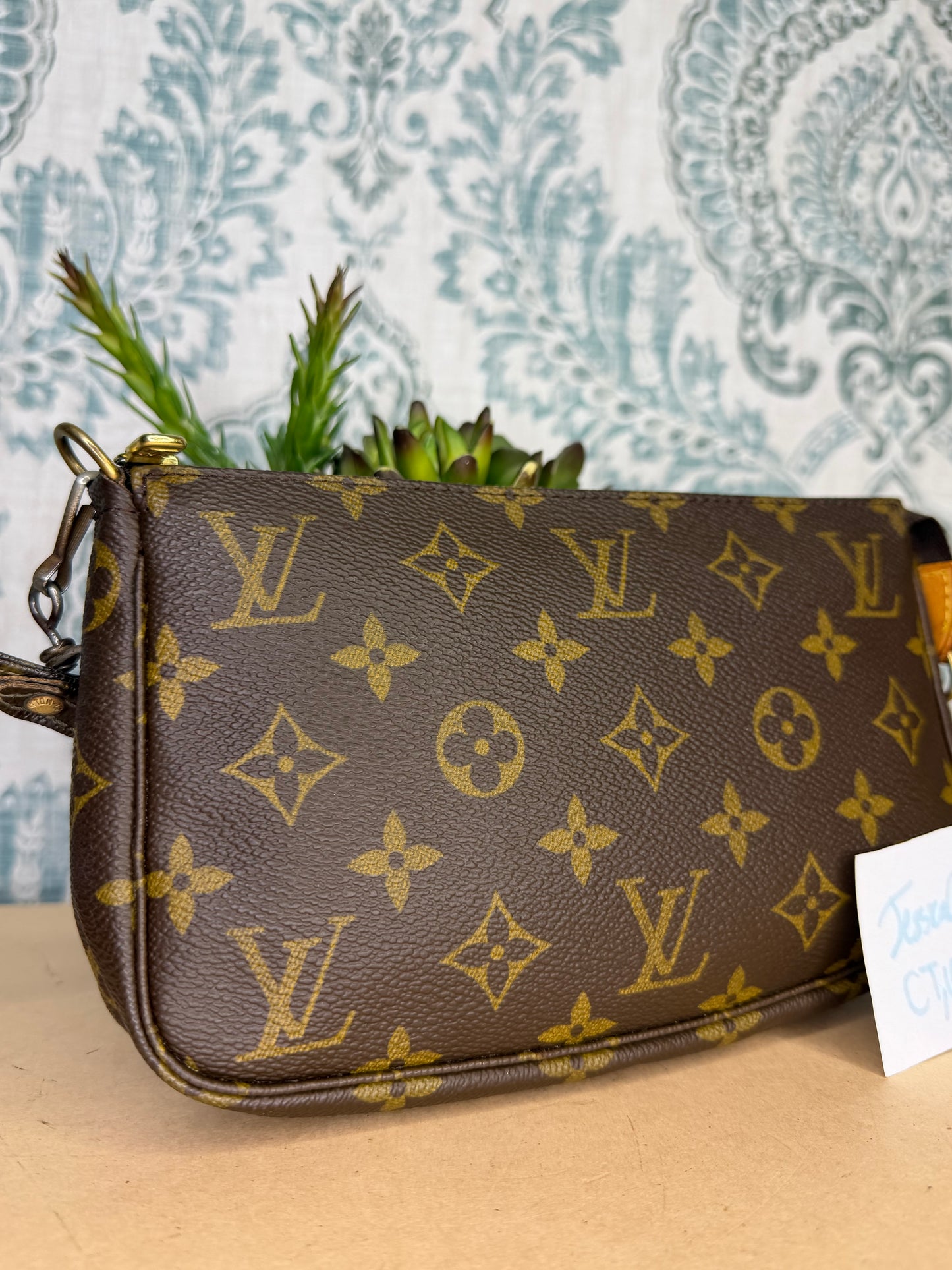 Louis Vuitton Pochette Accessories with Monogram Strap #2