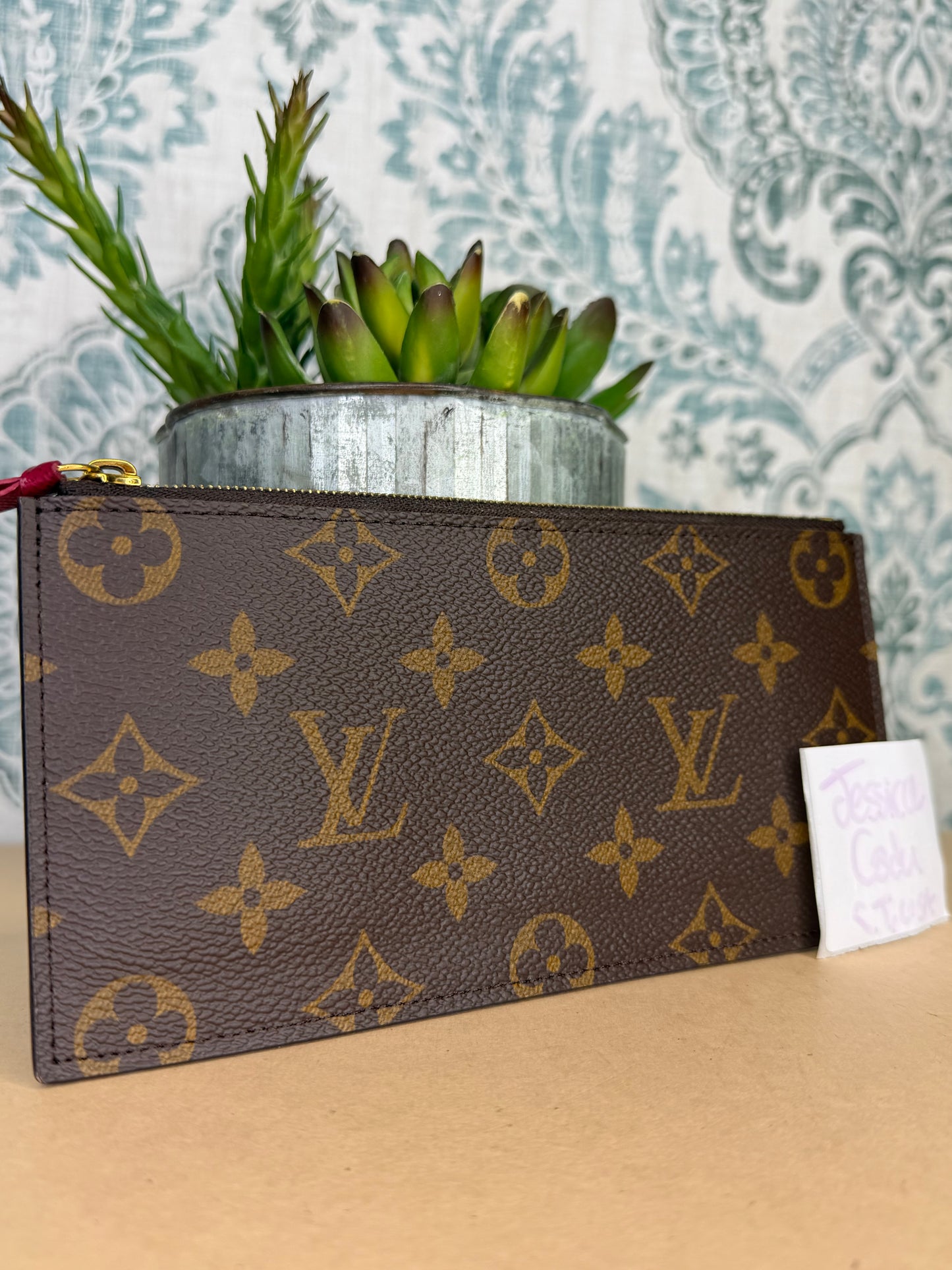 Louis Vuitton Felicie Zip Insert Fuschia