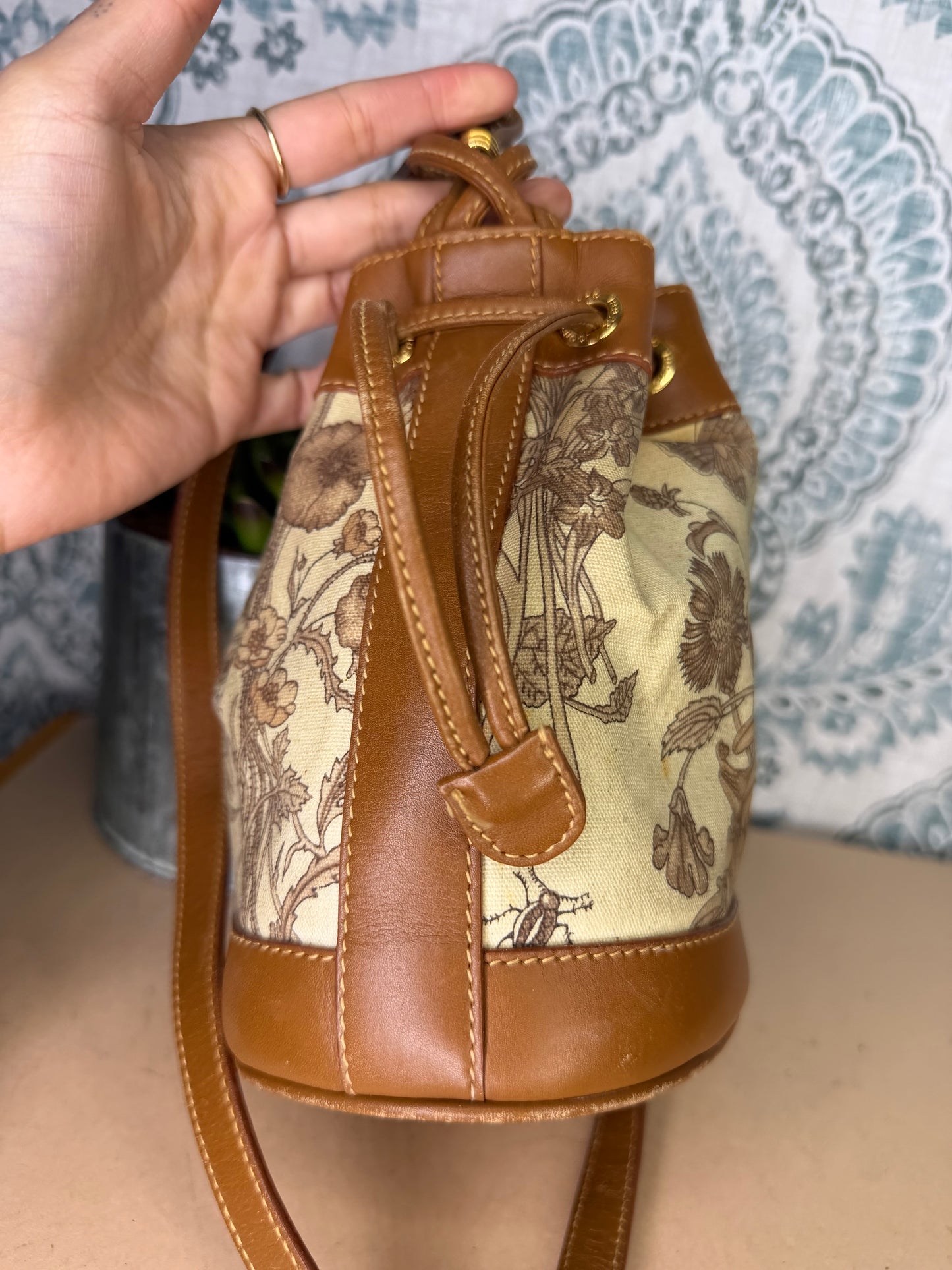 Gucci Floral Bucket Bag