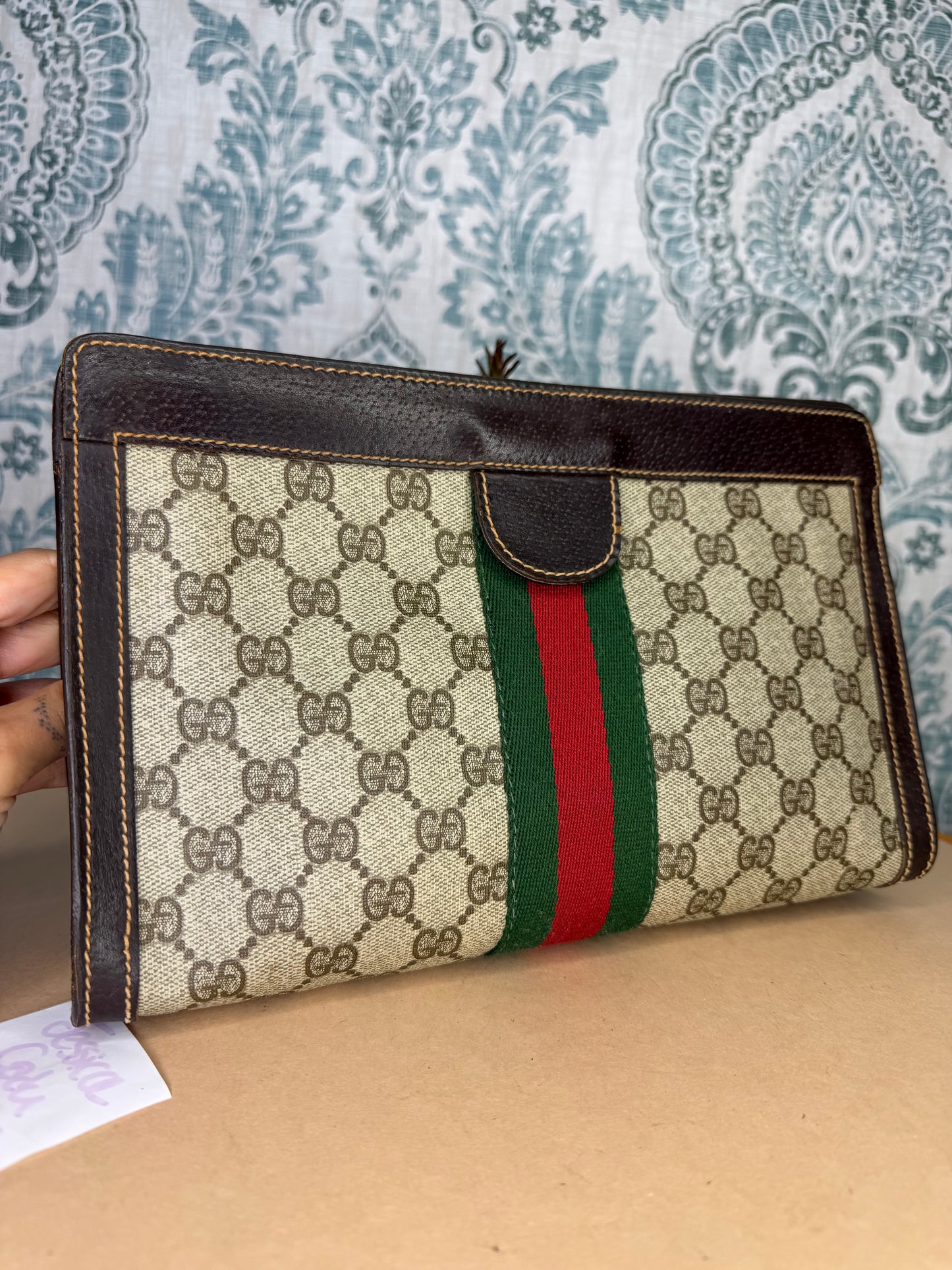 Gucci Supreme Sherry Line Clutch #2 (Parfums)