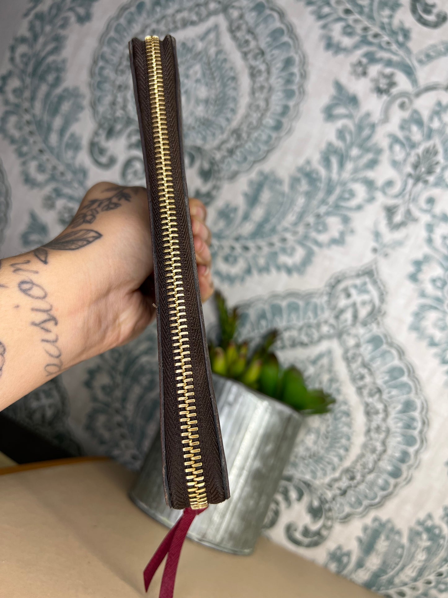 Louis Vuitton Clemence Fuschia Wallet