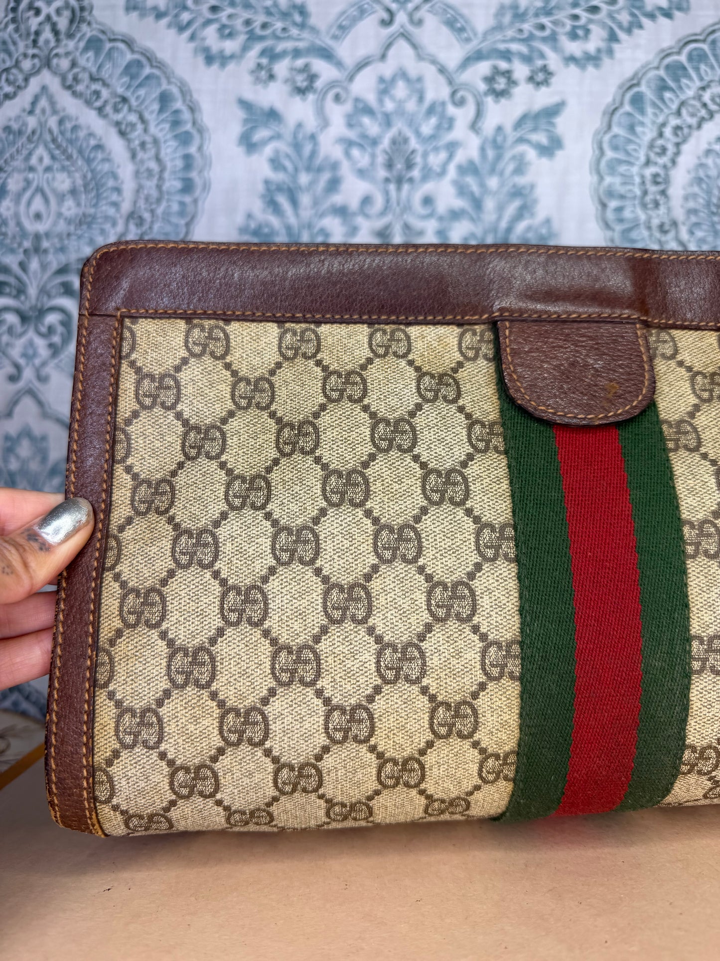 Gucci Supreme Sherry Line Clutch #1 (Parfums)