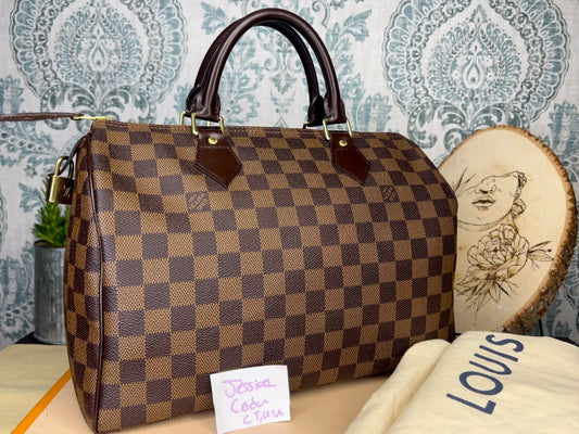 Louis Vuitton Speedy 30 Damier Ebene