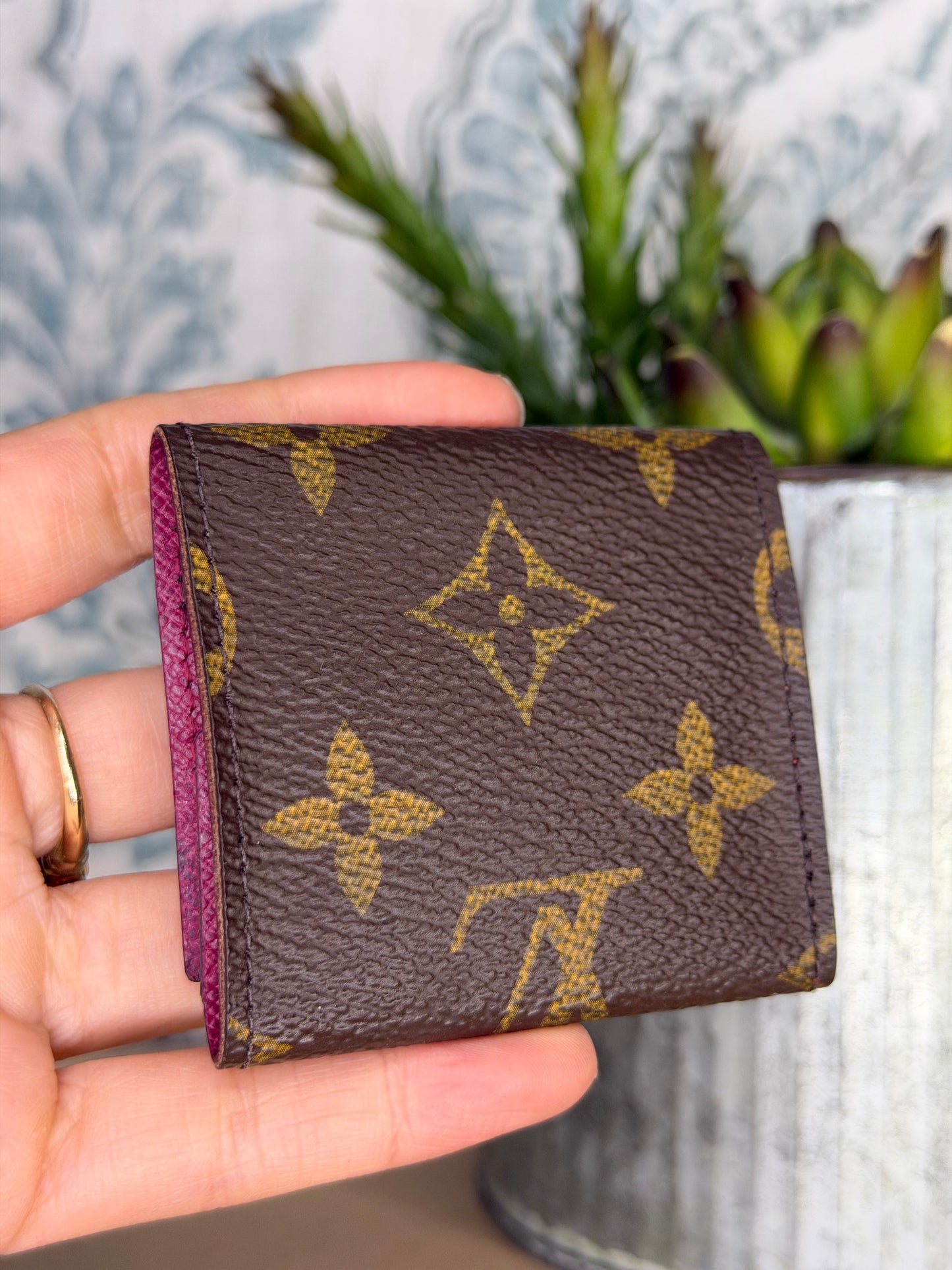 Louis Vuitton Wired Earphone Case Fuschia