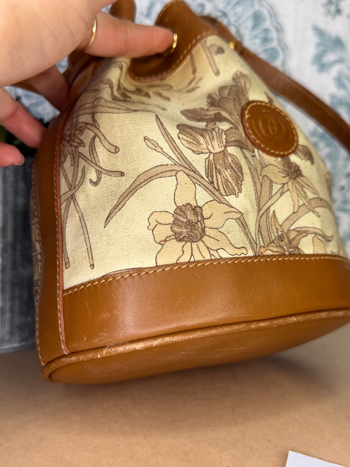 Gucci Floral Bucket Bag