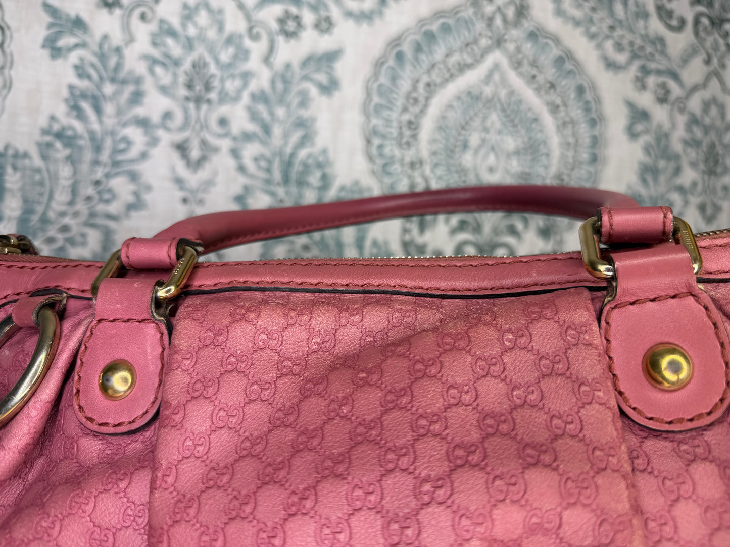 Gucci Pink Micro Guccissima Medium Sukey