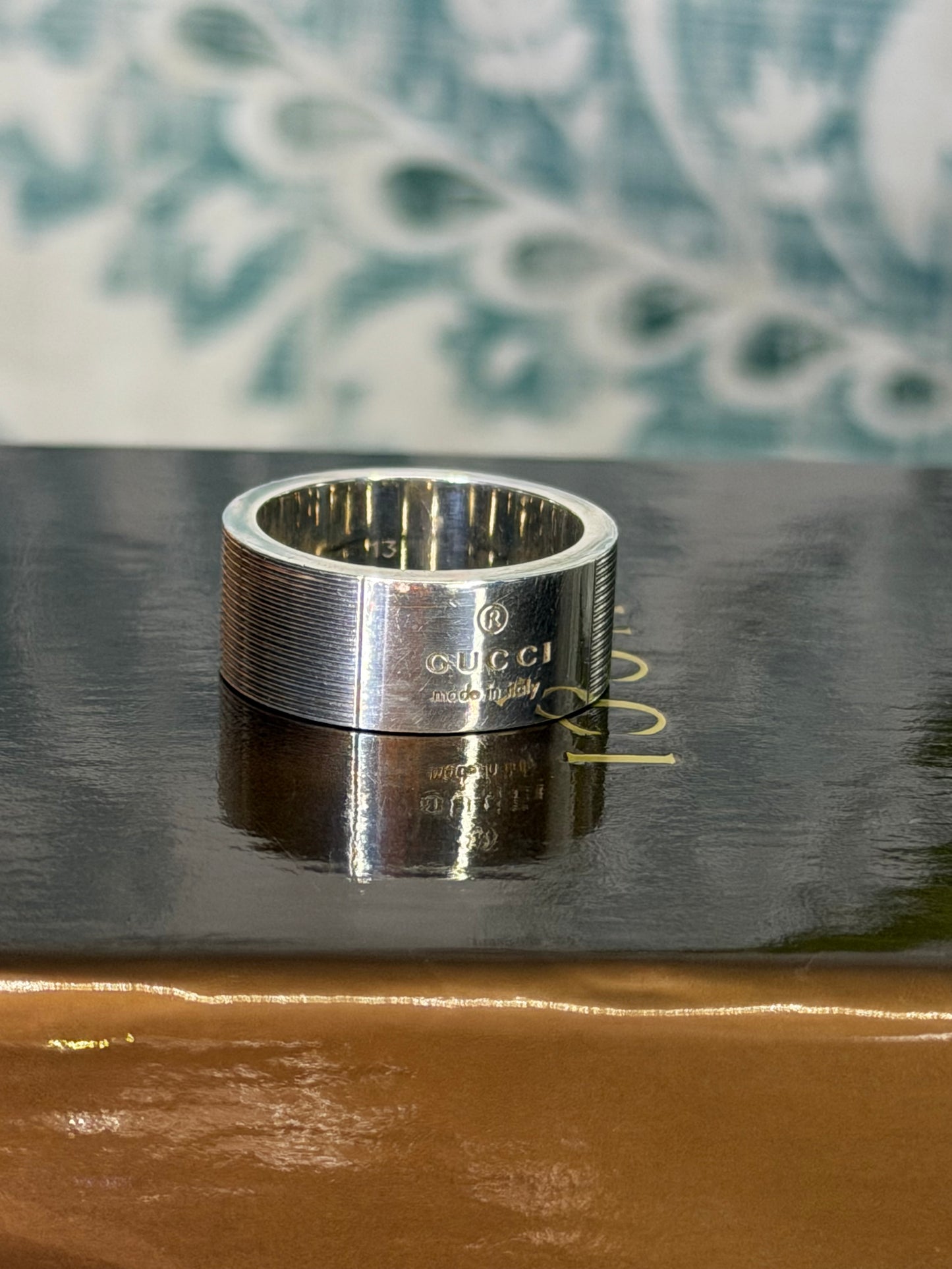 Gucci Sterling Silver Ring Band