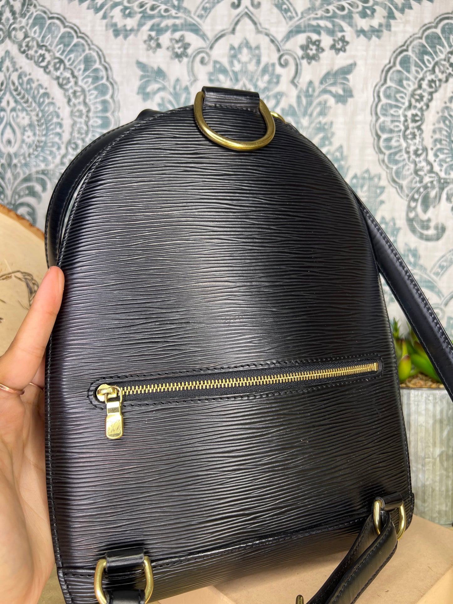 Louis Vuitton Epi Black Mabillon