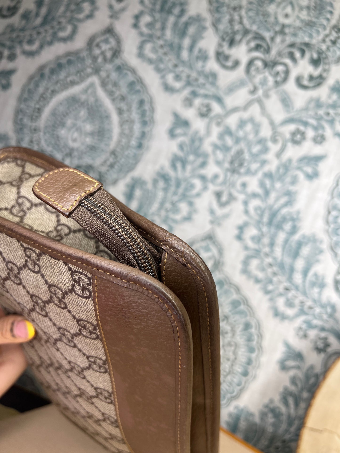 Gucci Vintage Brown Clutch