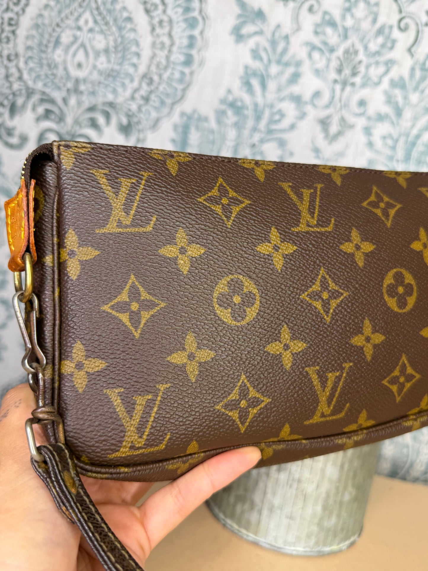 Louis Vuitton Pochette Accessories with Monogram Strap #2