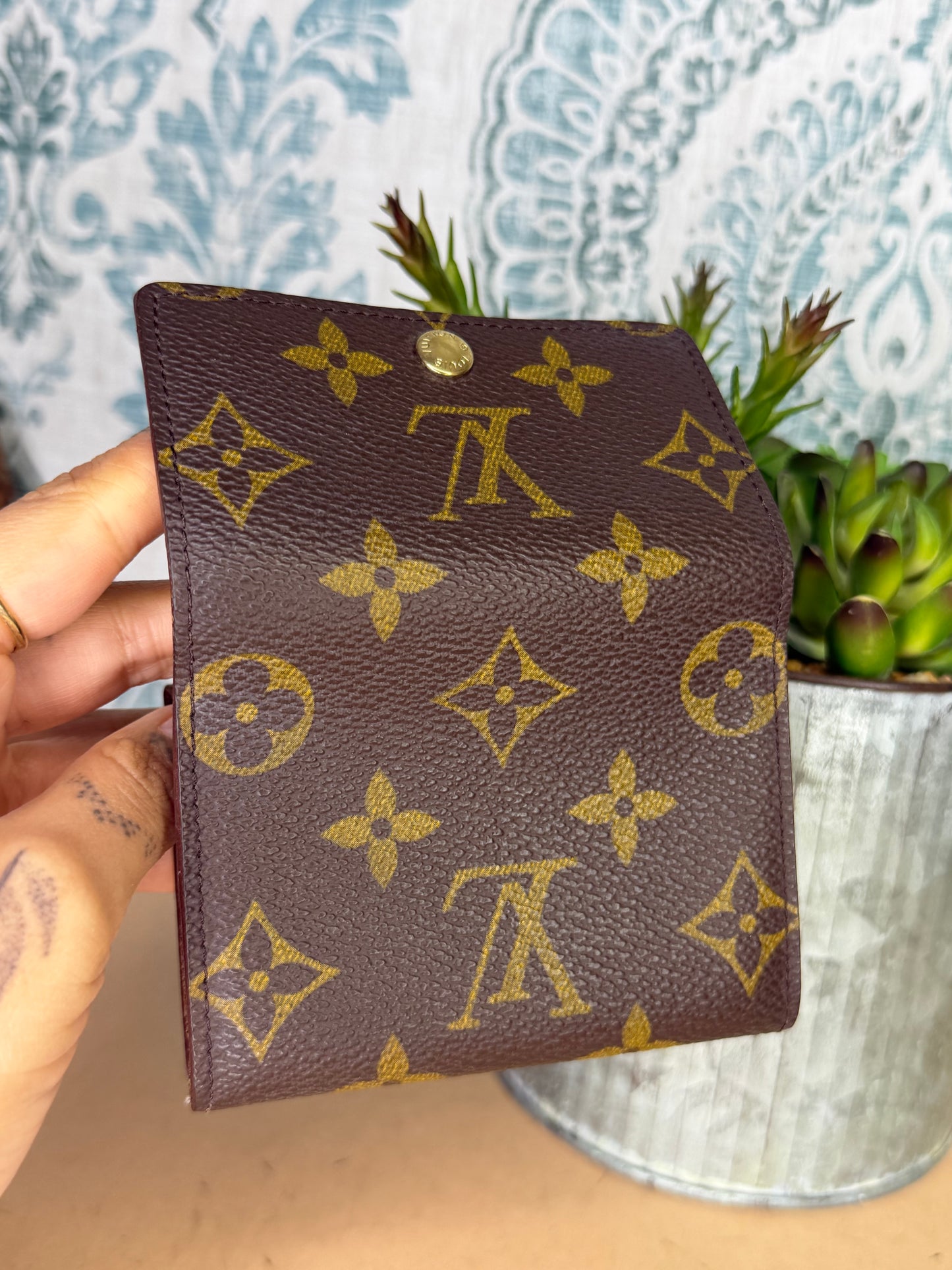 Louis Vuitton Porte Monnaie Plat Monogram Card Case #3