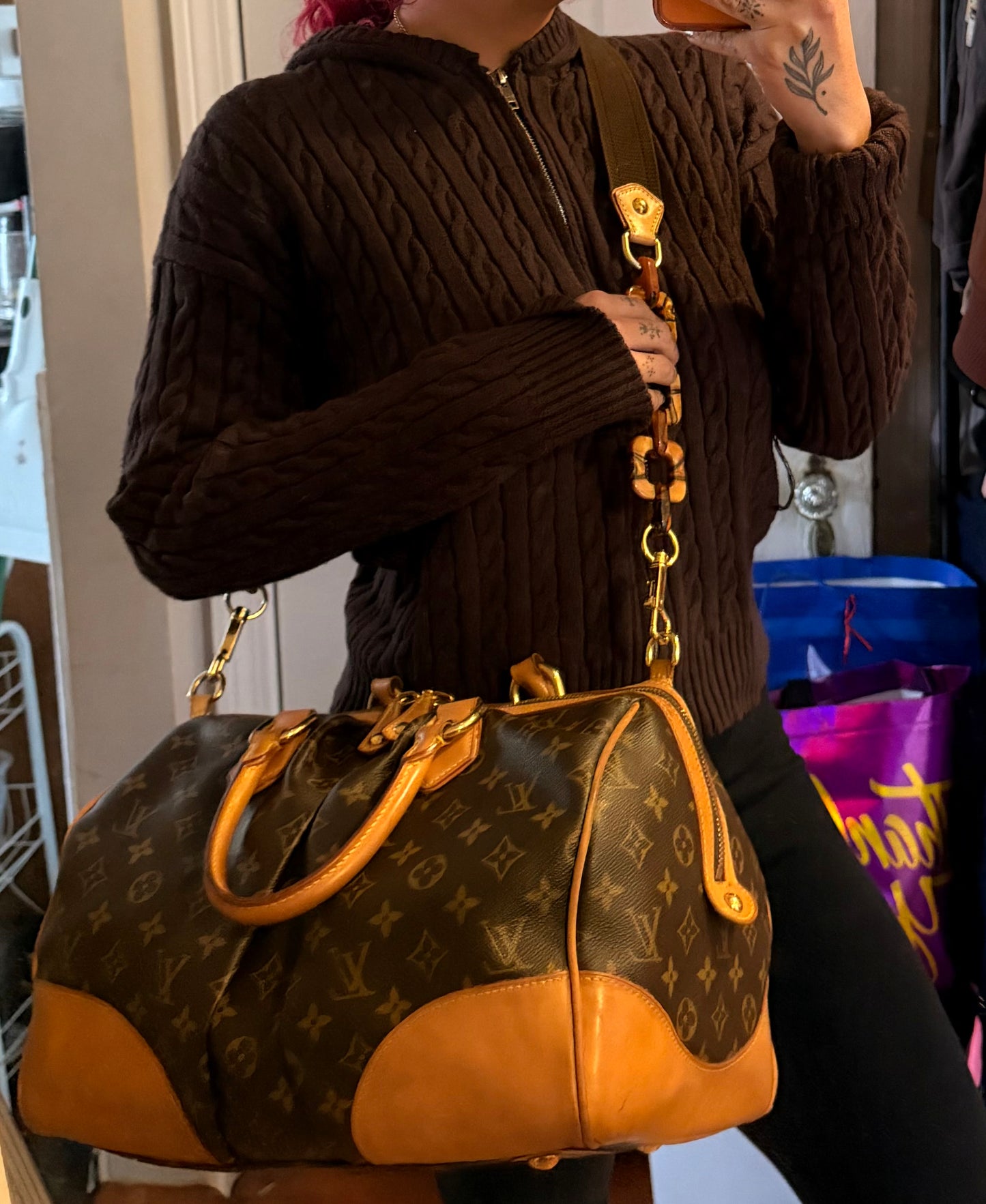 Louis Vuitton Limited Edition Stephen Sprouse Boston Bag