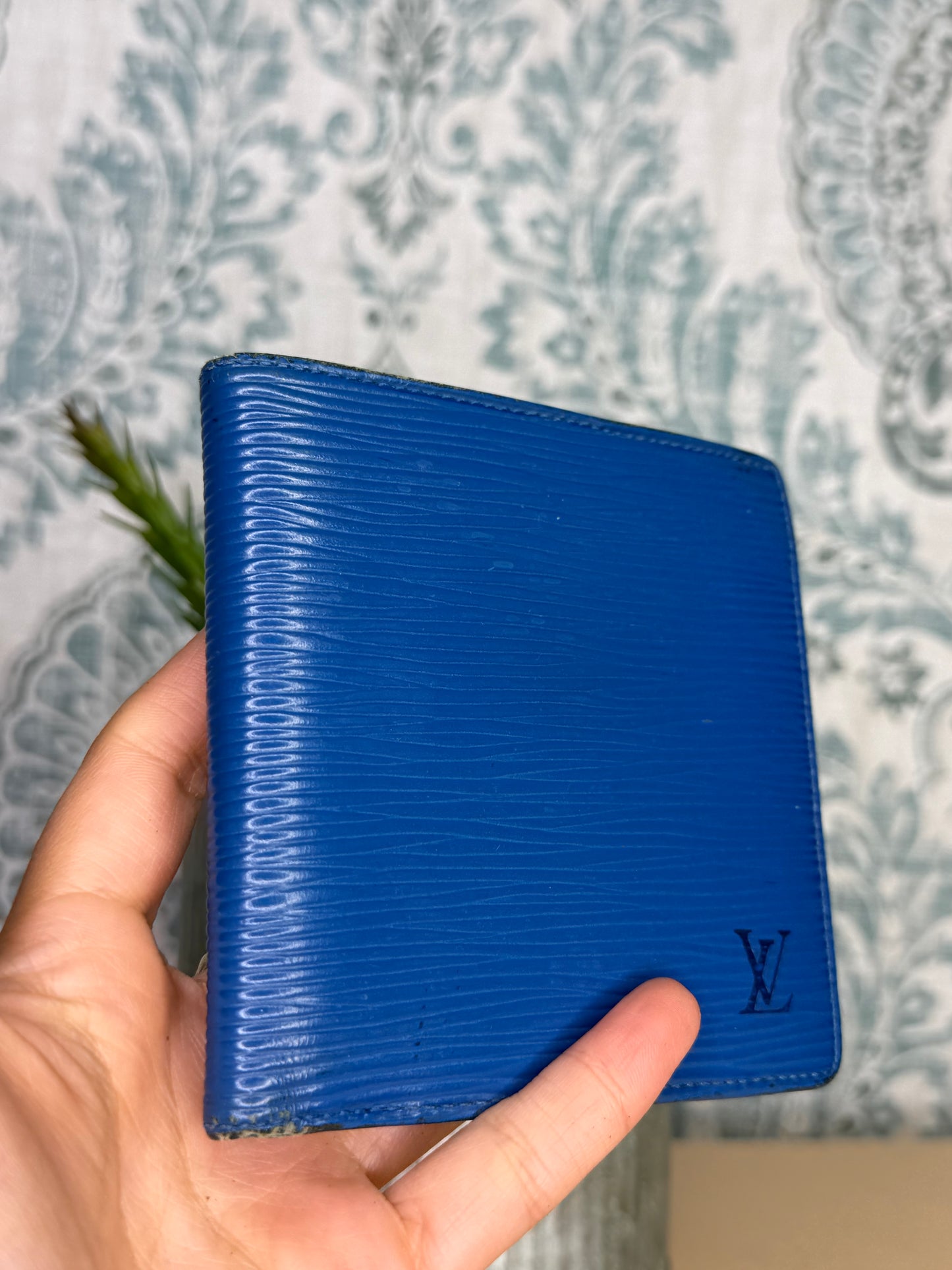 Louis Vuitton Epi Bifold Blue
