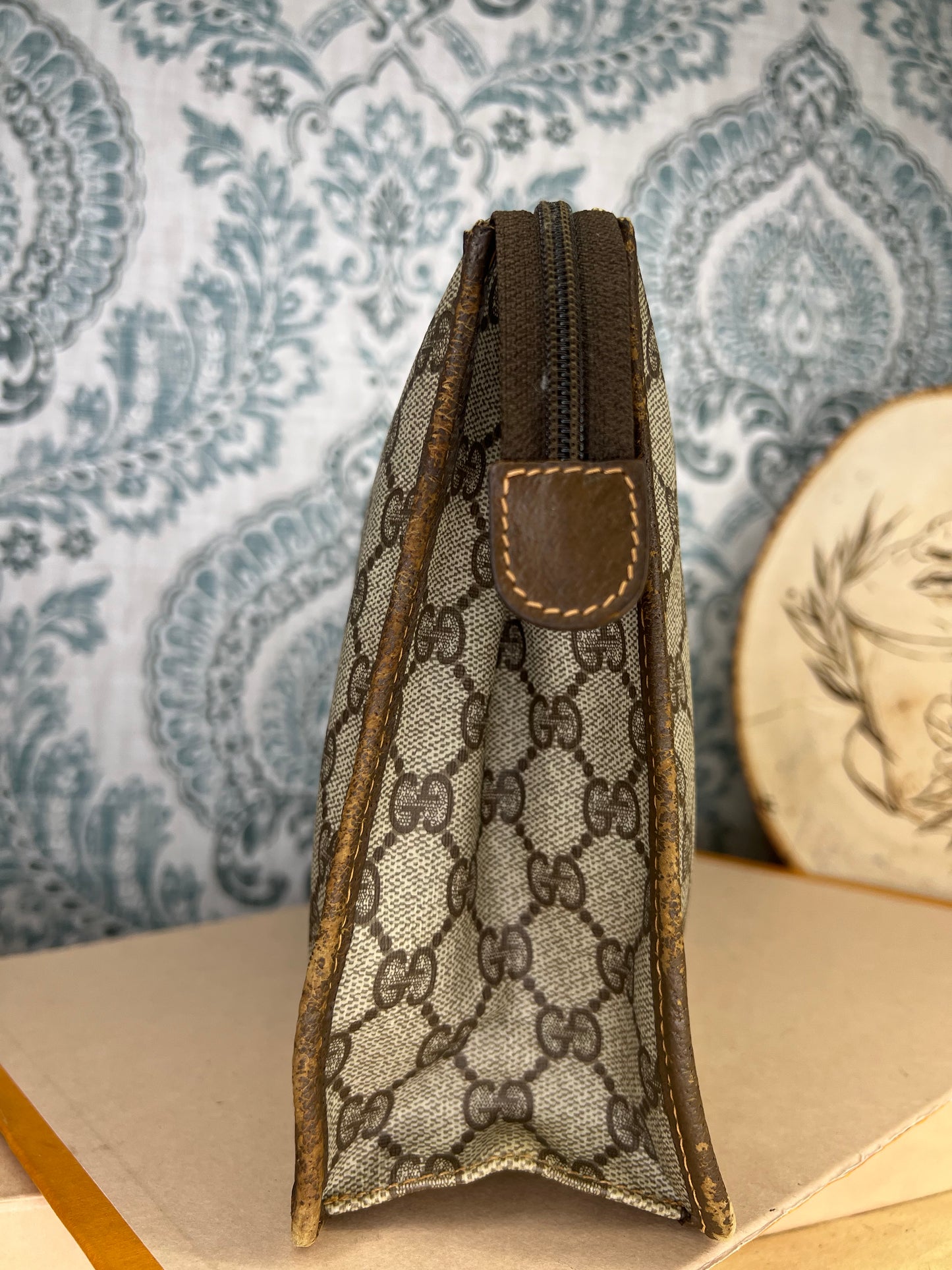 Gucci Brown Vintage Clutch