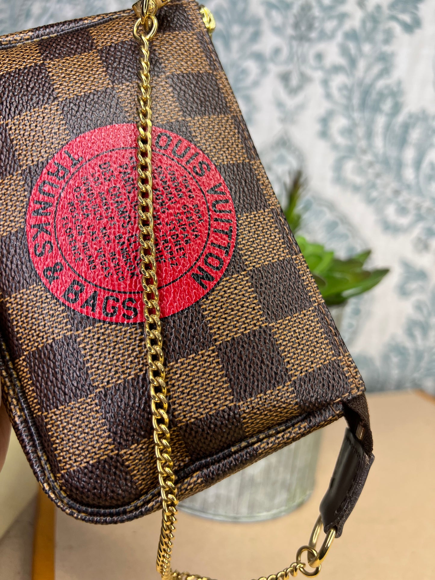 Louis Vuitton Damier Ebene Trunks & Bags Mini Pochette