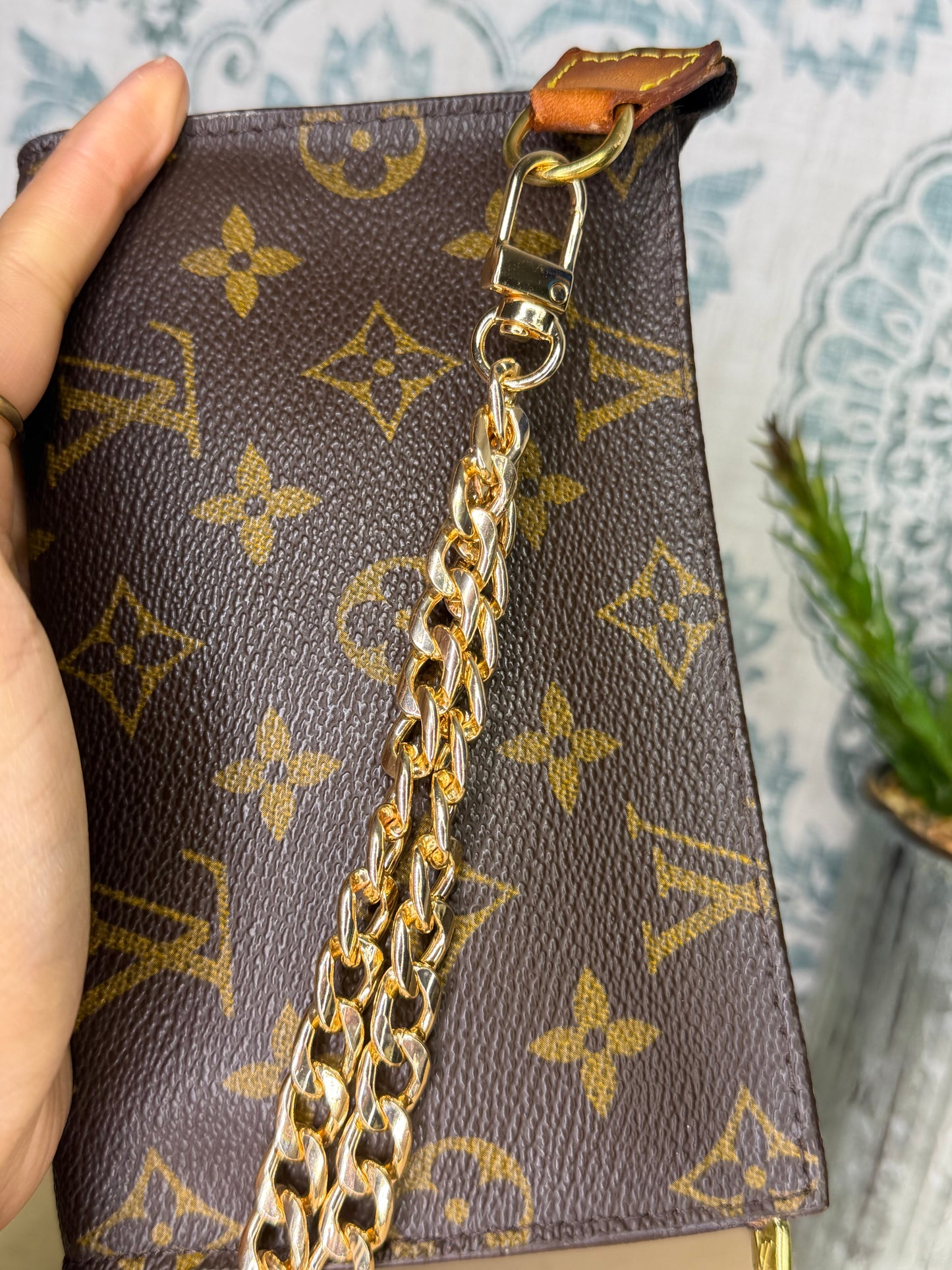 Louis Vuitton Monogram Bucket PM Pochette #4J
