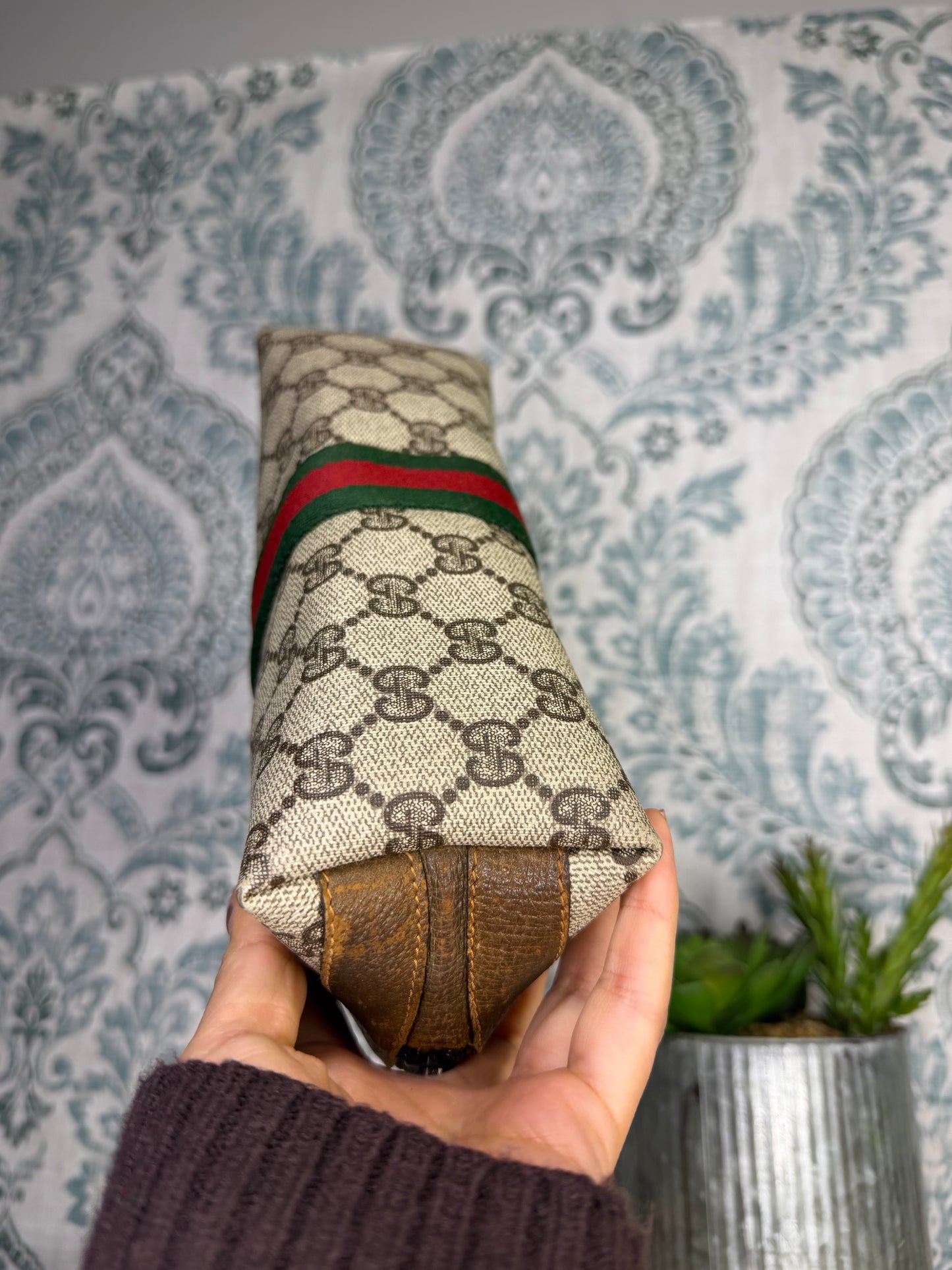 Gucci Supreme Sherry Line Cosmetic Pouch