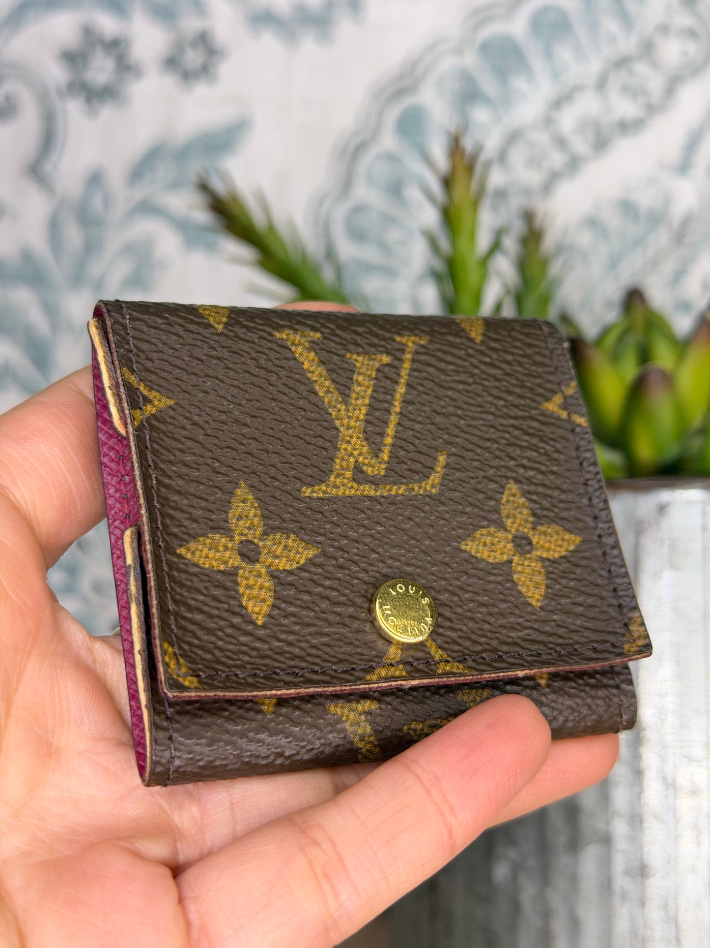 Louis Vuitton Wired Earphone Case Fuschia