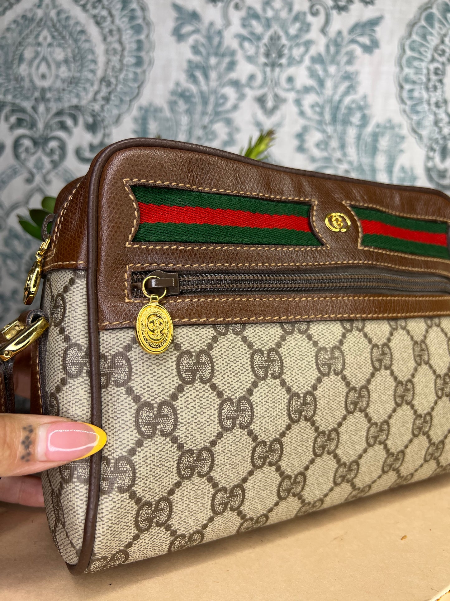 GG Vintage Supreme Sherry Line Crossbody