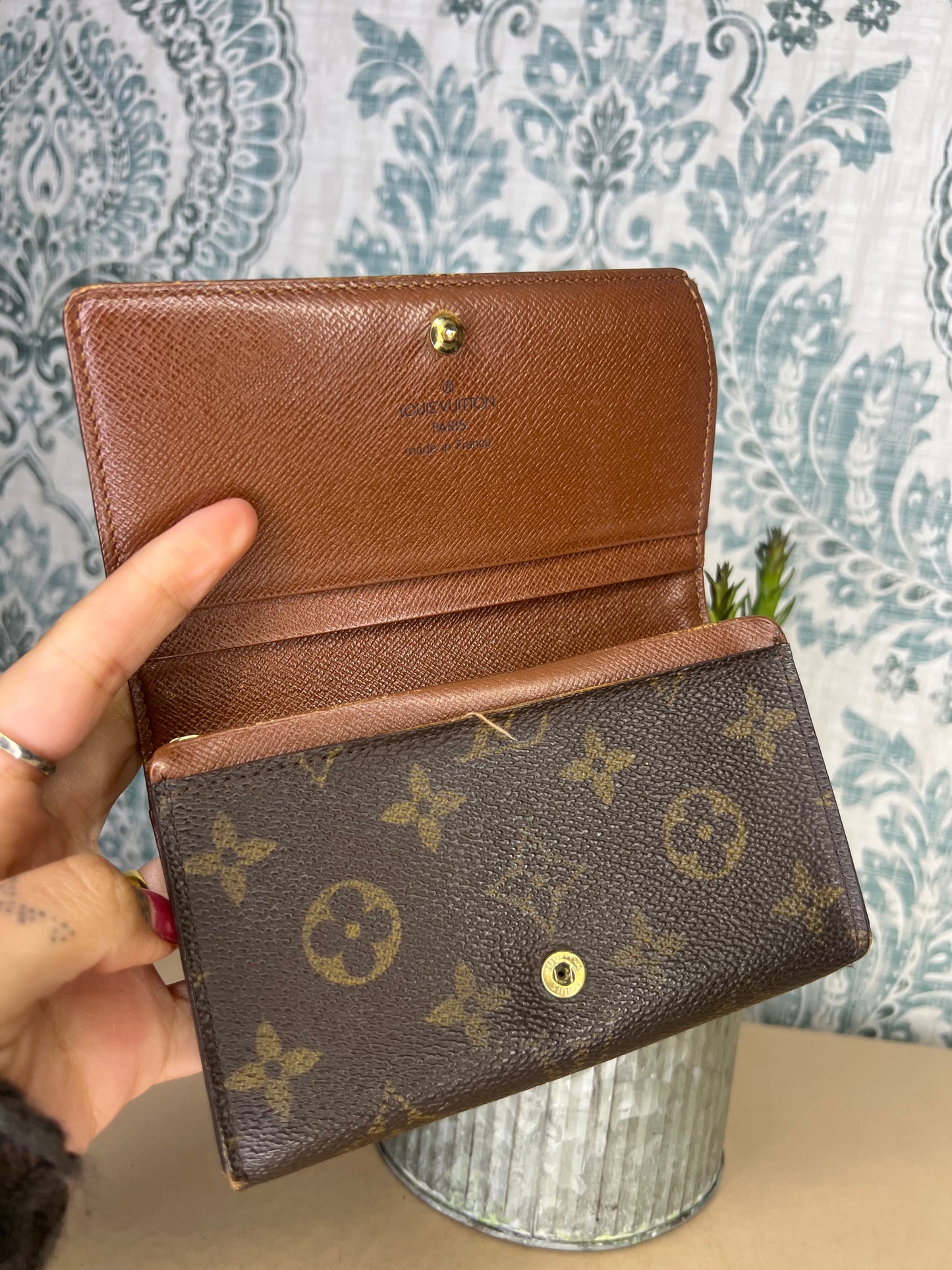Louis Vuitton Porte Monnaie Tresor Wallet #4