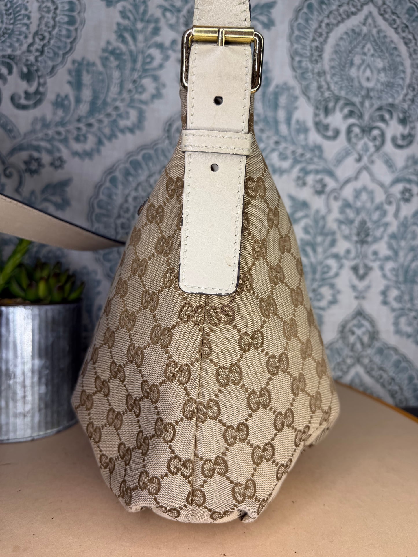Gucci Canvas GG Beige Crossbody