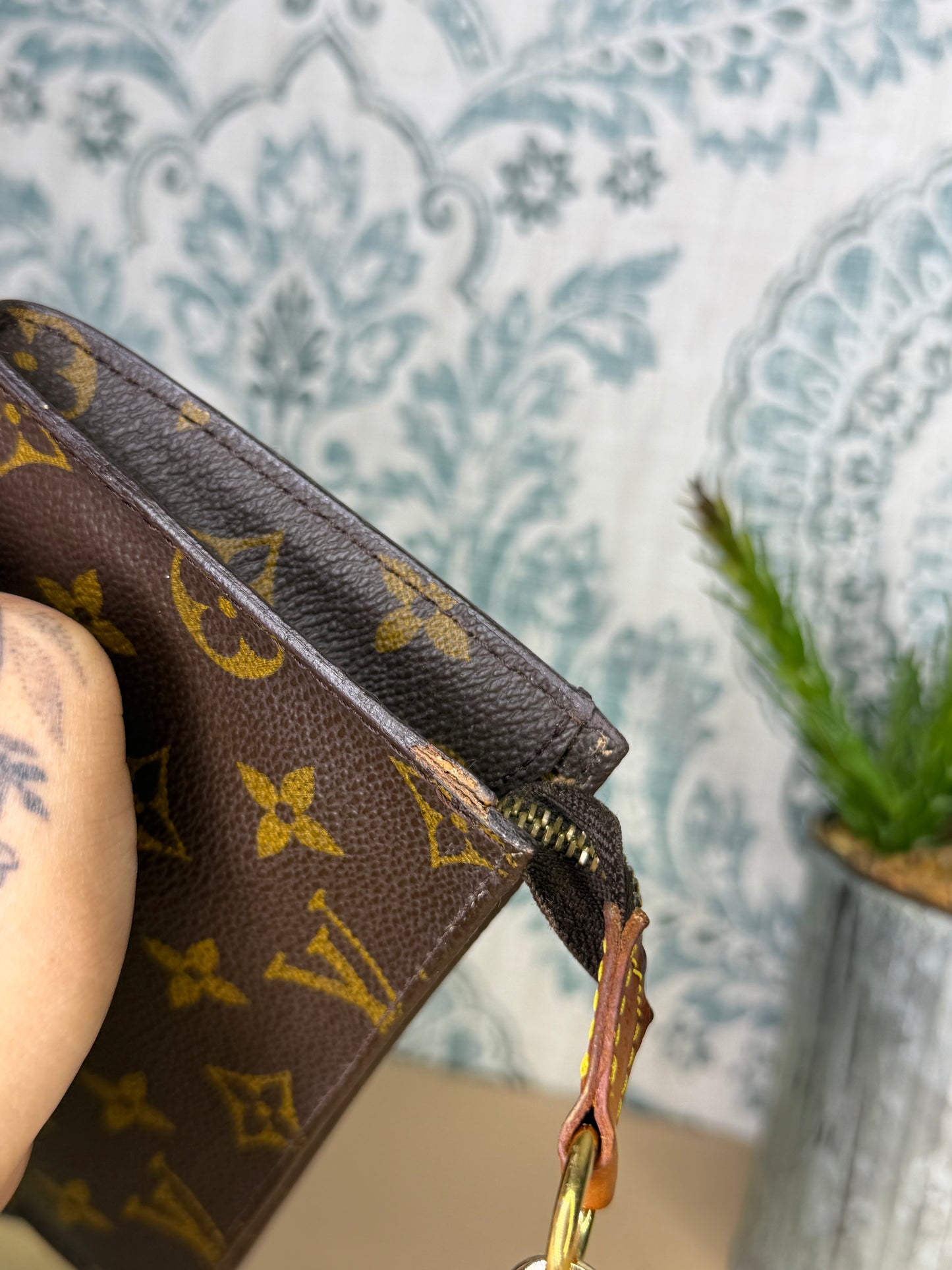 Louis Vuitton Monogram Bucket PM Pochette #4J