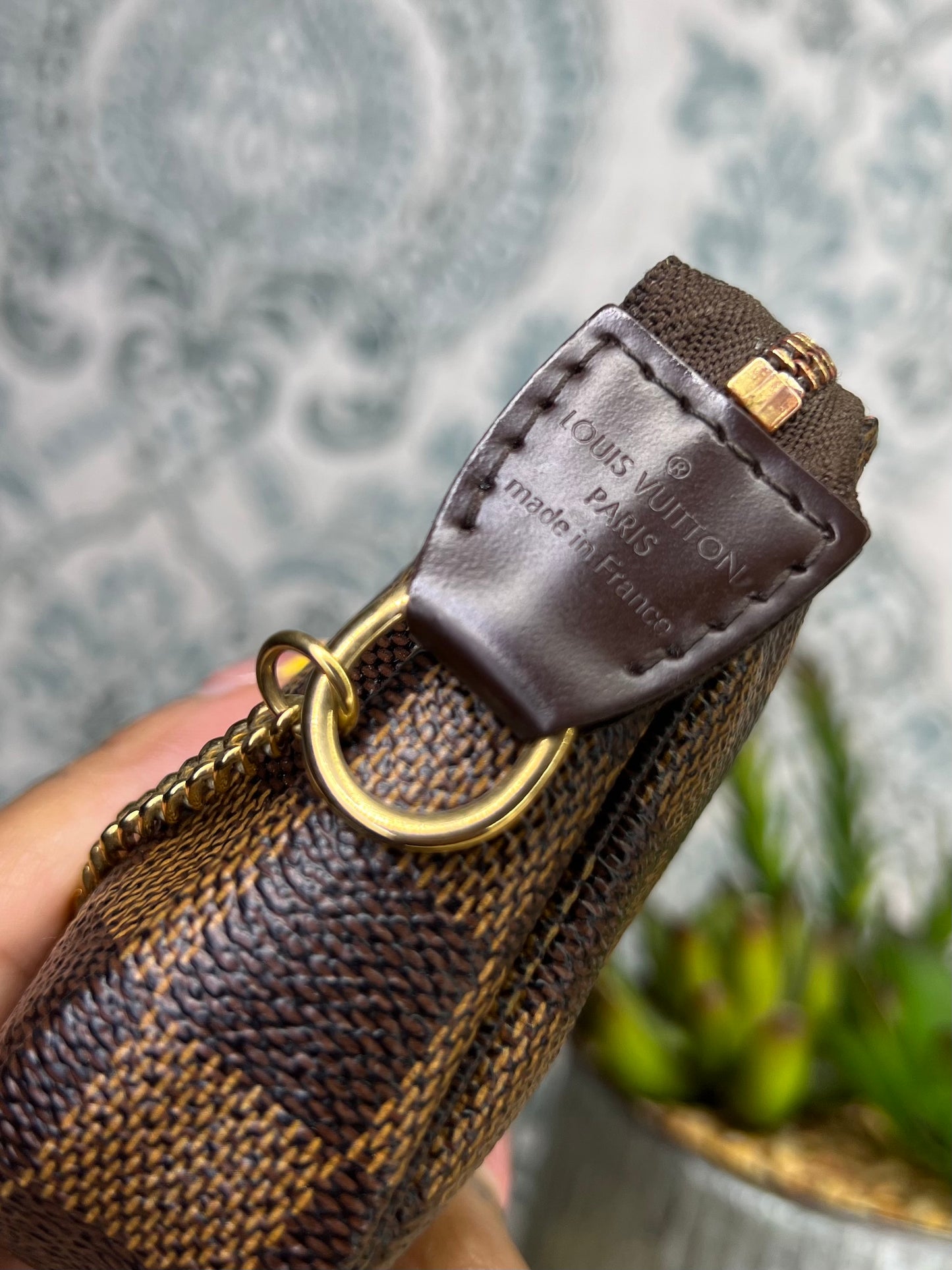 Louis Vuitton Damier Ebene Trunks & Bags Mini Pochette