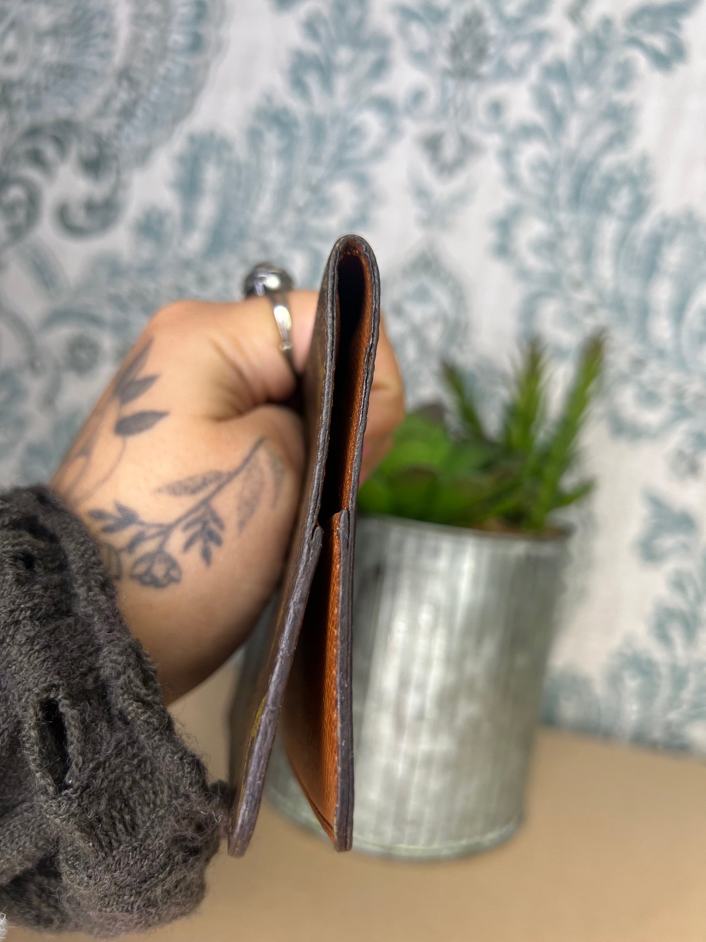 Louis Vuitton Monogram Vertical Checkbook Holder
