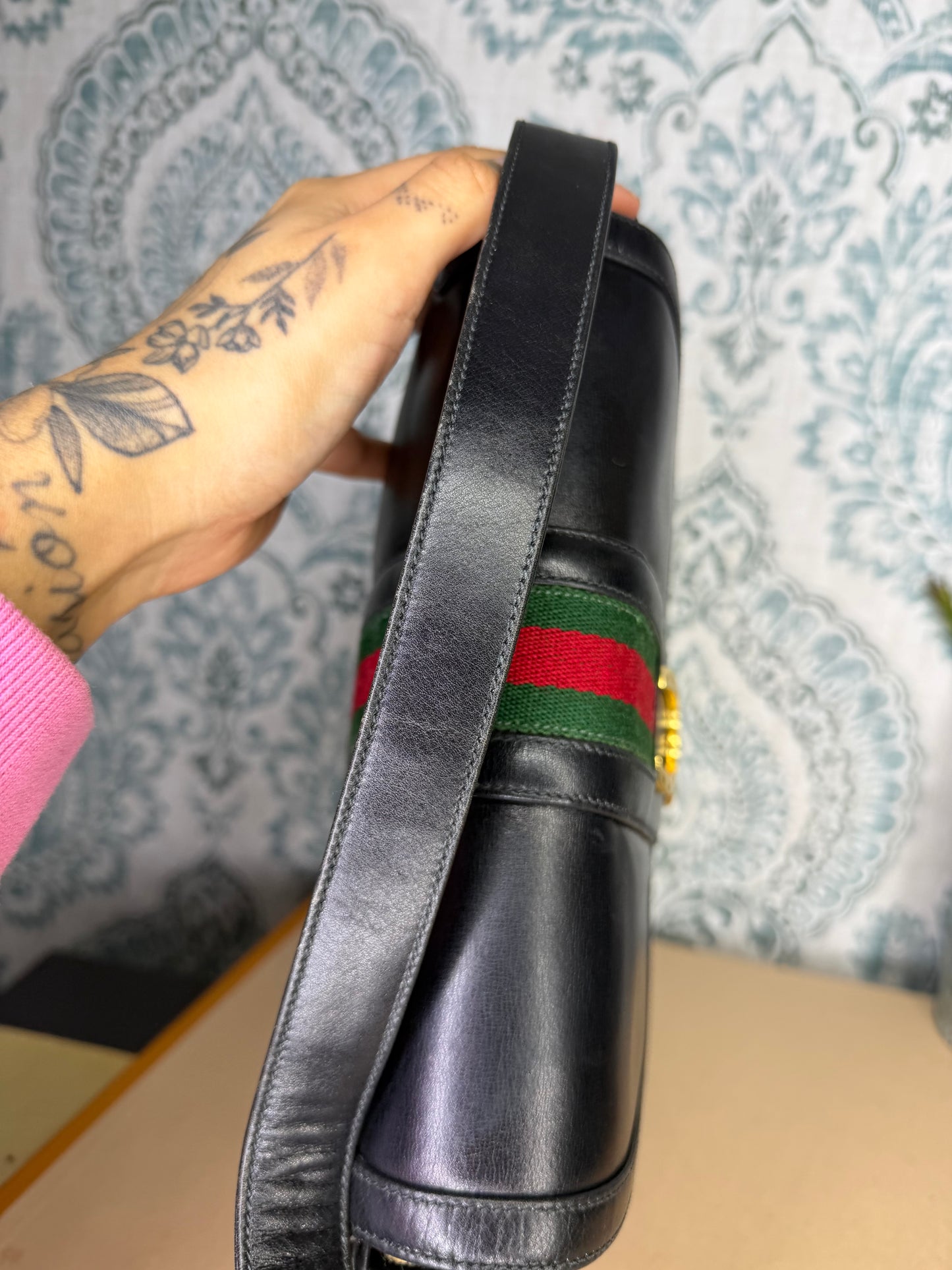 Gucci Vintage Sherry Line Shoulder Bag