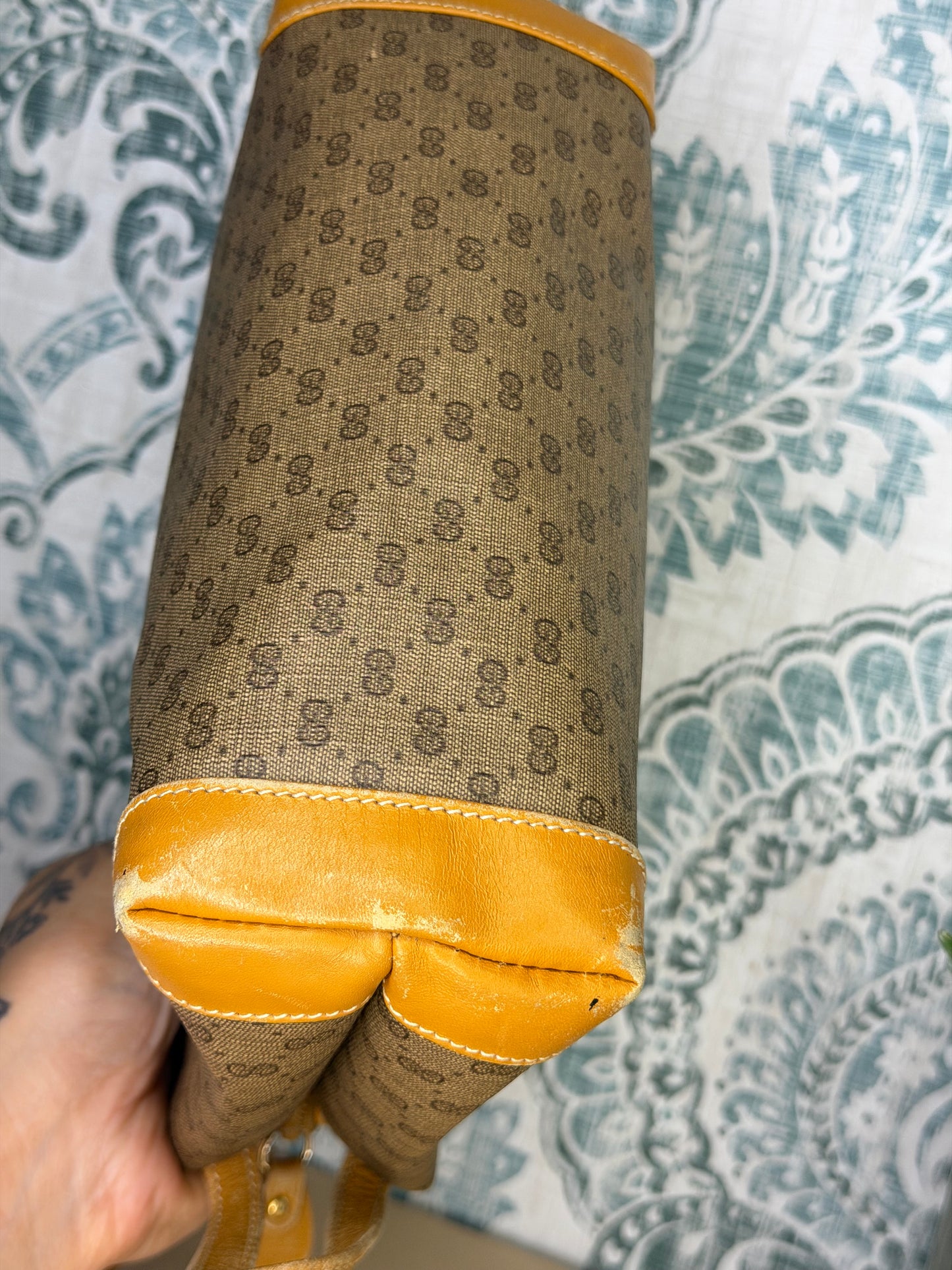Gucci Micro GG Tan Clutch