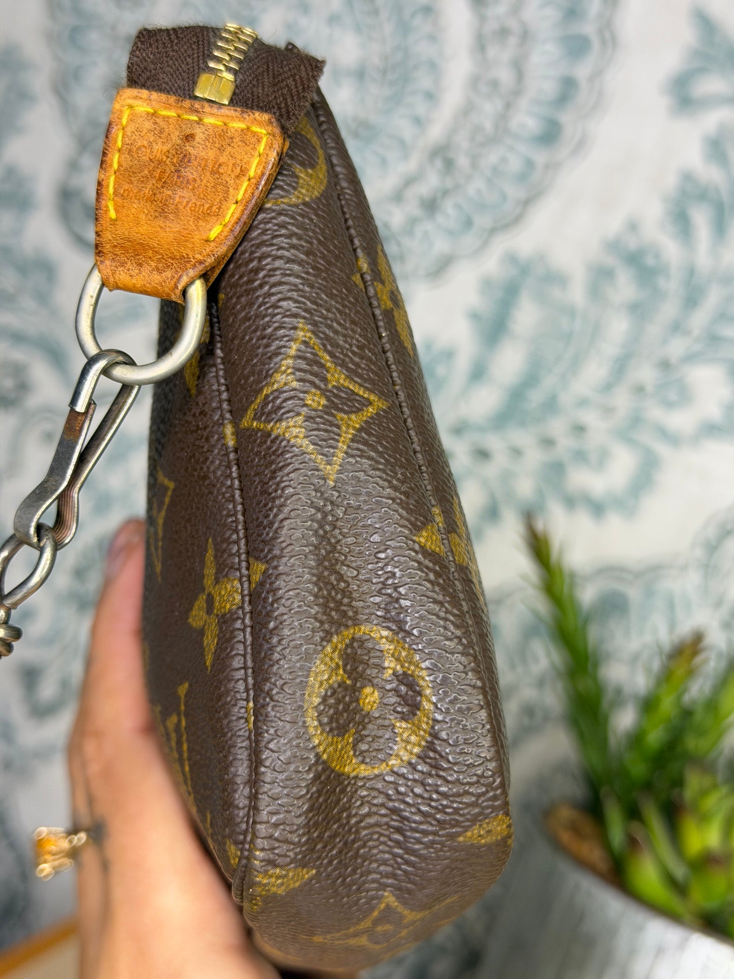 Louis Vuitton Pochette Accessories with Monogram Strap #1
