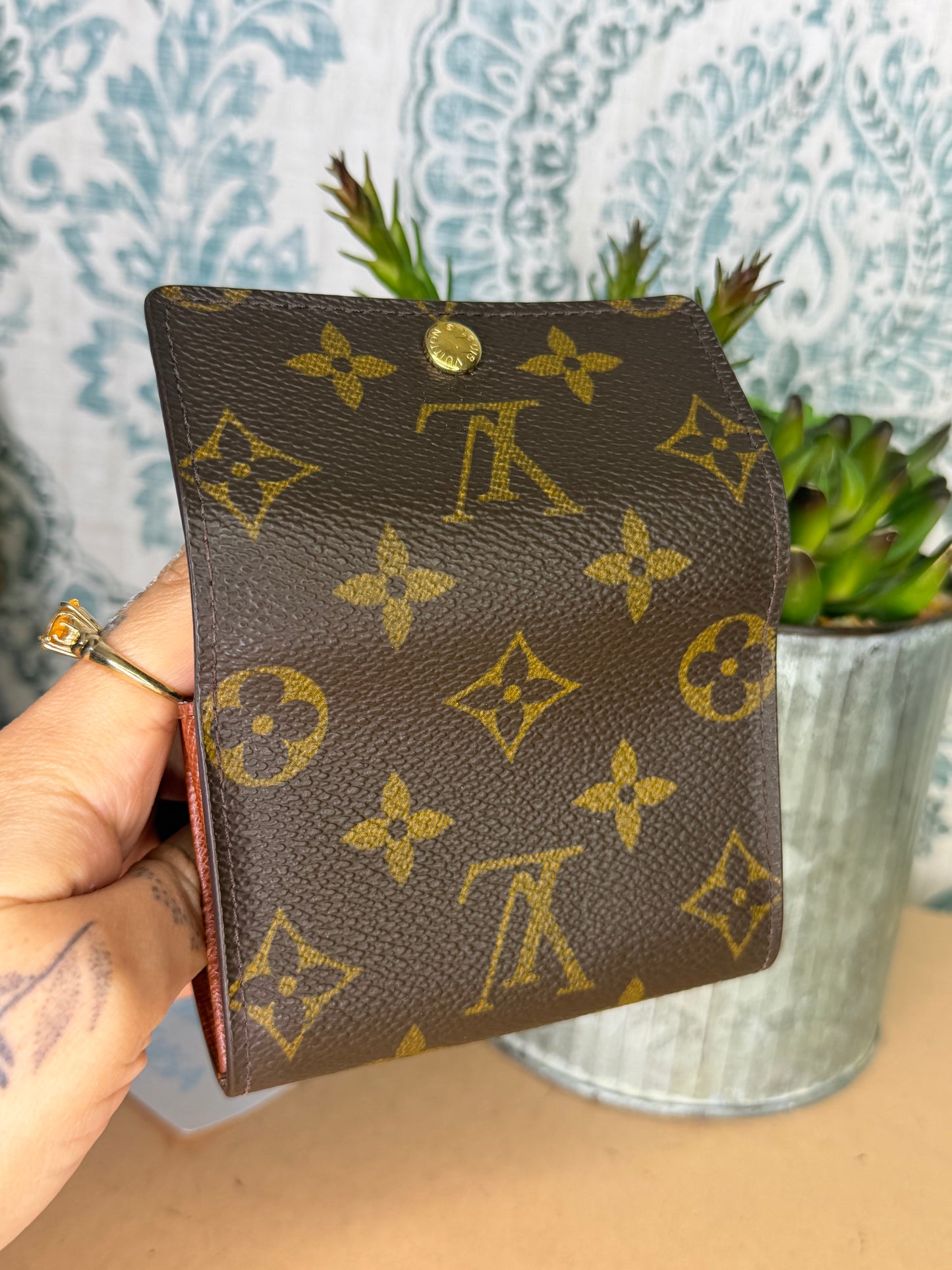 Louis Vuitton Porte Monnaie Plat Monogram Card Case #2