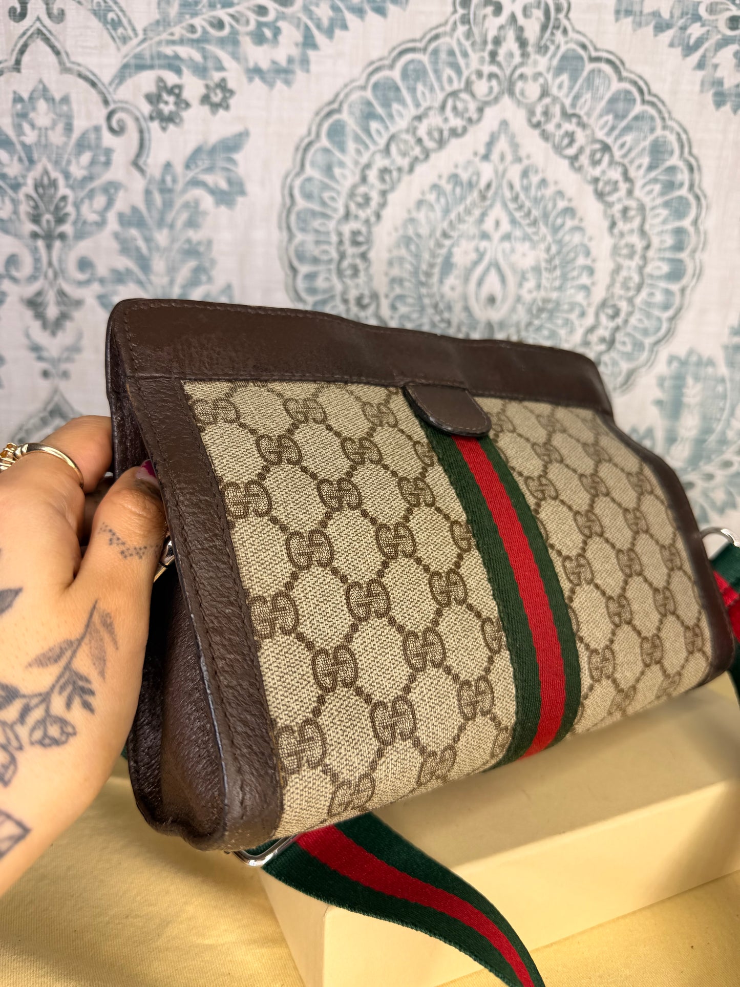 Gucci Vintage Sherry Line Crossbody