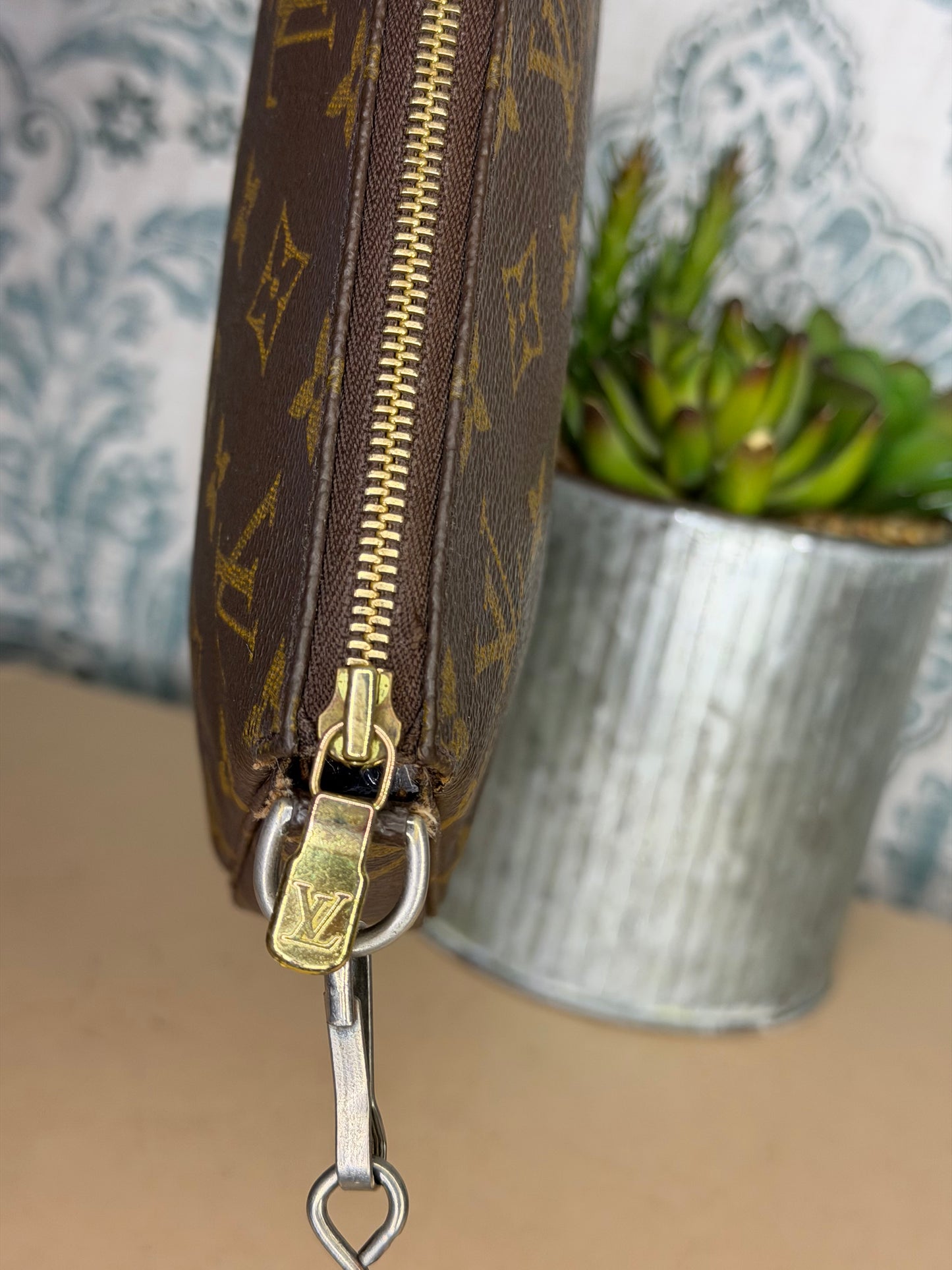 Louis Vuitton Pochette Accessories with Monogram Strap #1