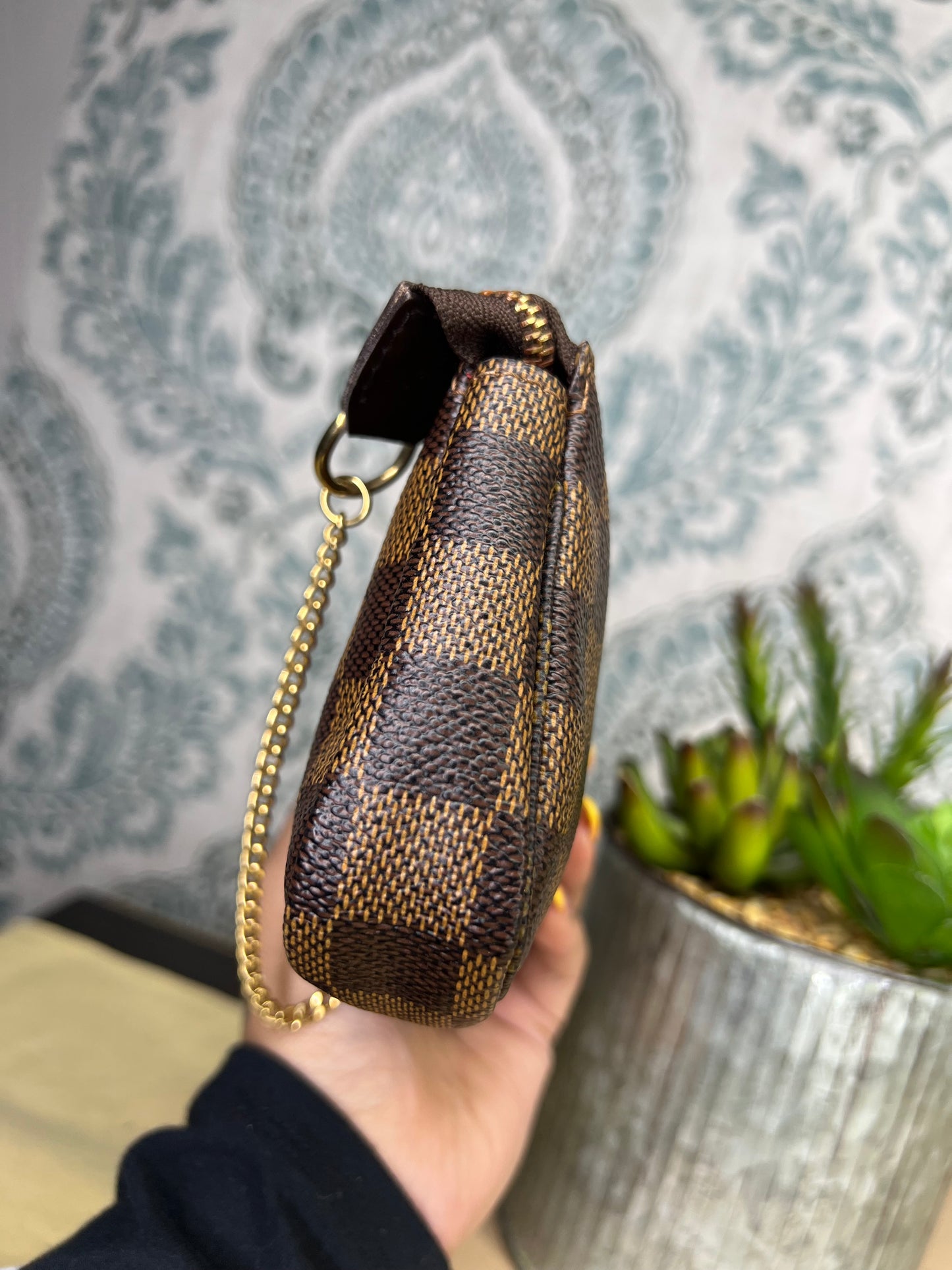 Louis Vuitton Damier Ebene Trunks & Bags Mini Pochette