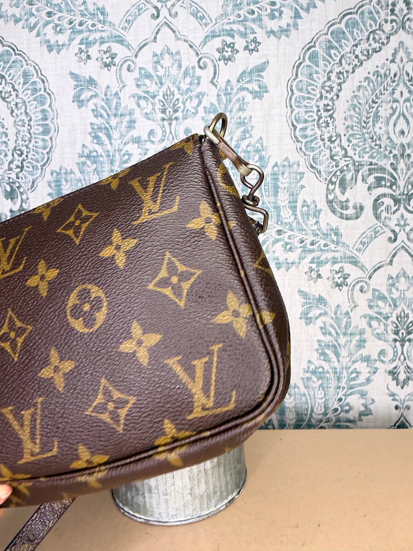 Louis Vuitton Pochette Accessories with Monogram Strap #2