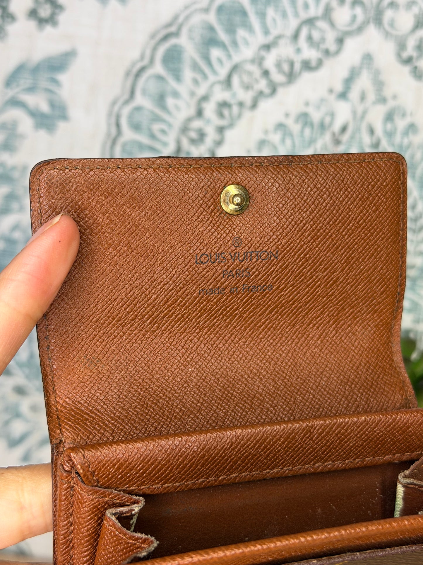 Louis Vuitton Porte Monnaie Plat Monogram Card Case #1