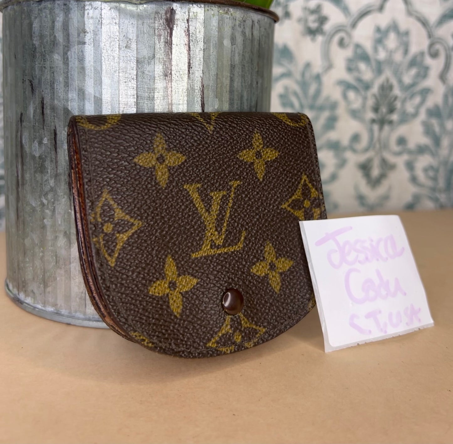 Louis Vuitton Porte Monnaie Gousset Coin / Card Case